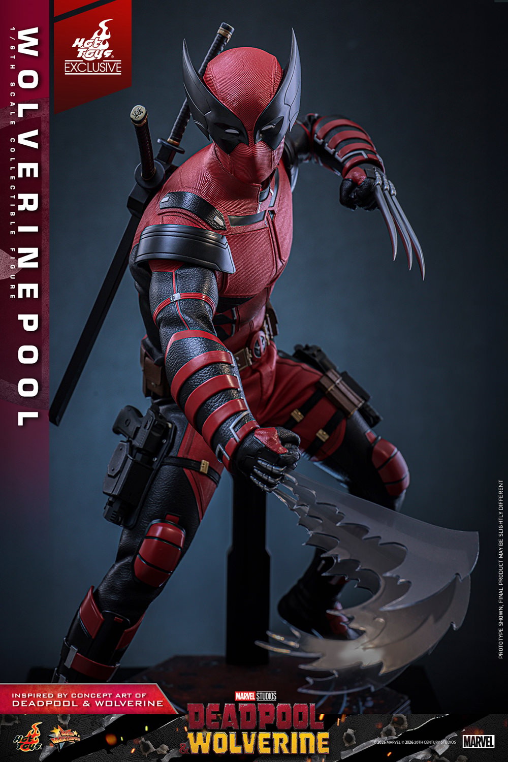 Marvel Wolverinepool Sixth Scale Figure  (Prototype Shown) View 1