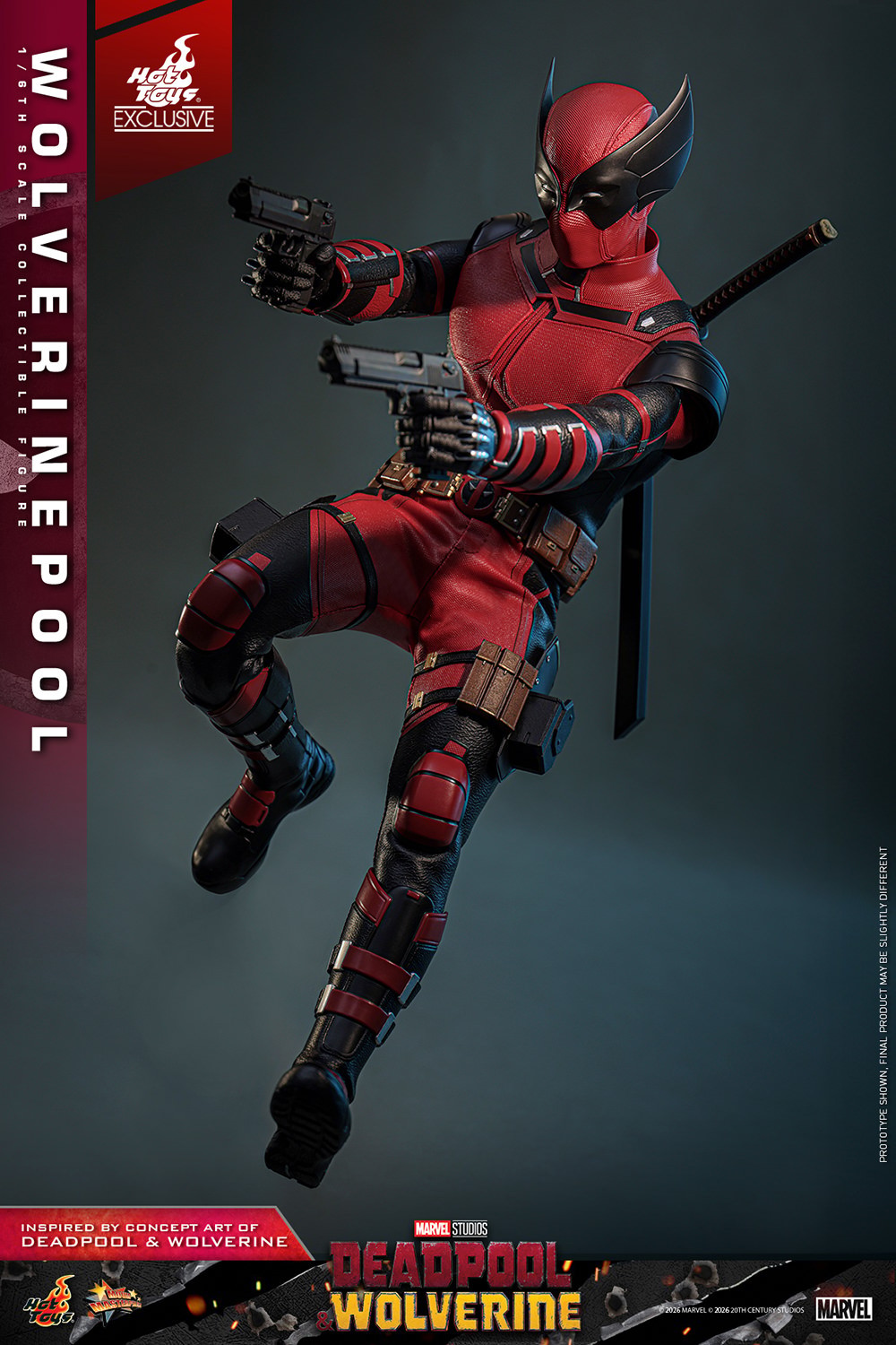 Marvel Wolverinepool Sixth Scale Figure  (Prototype Shown) View 3