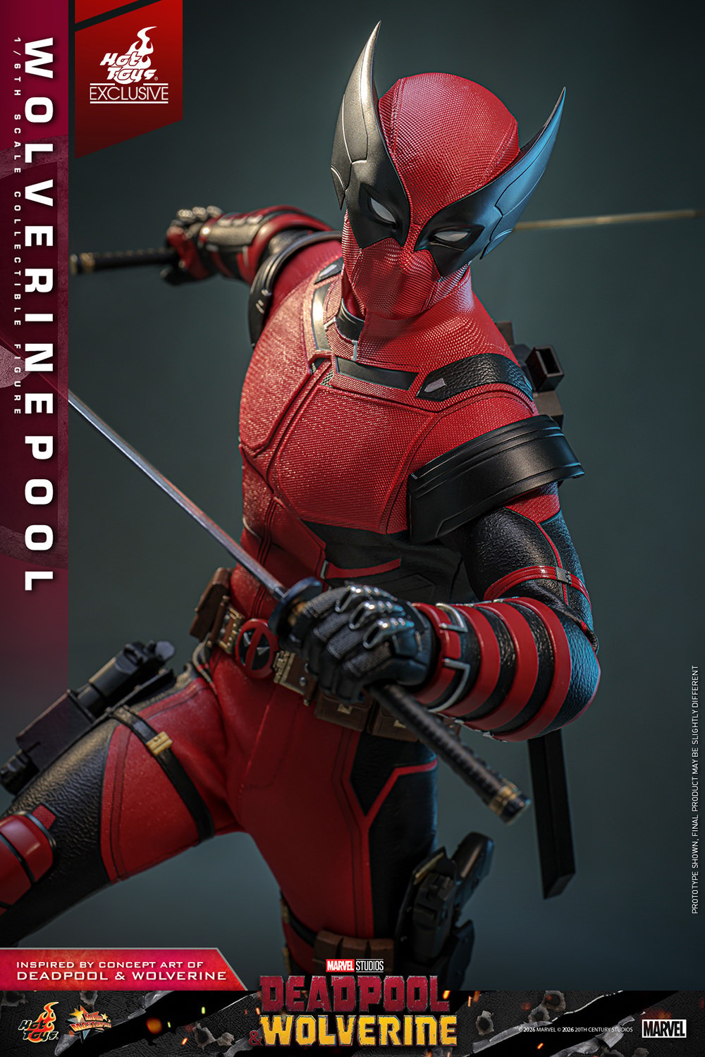 Marvel Wolverinepool Sixth Scale Figure  (Prototype Shown) View 4