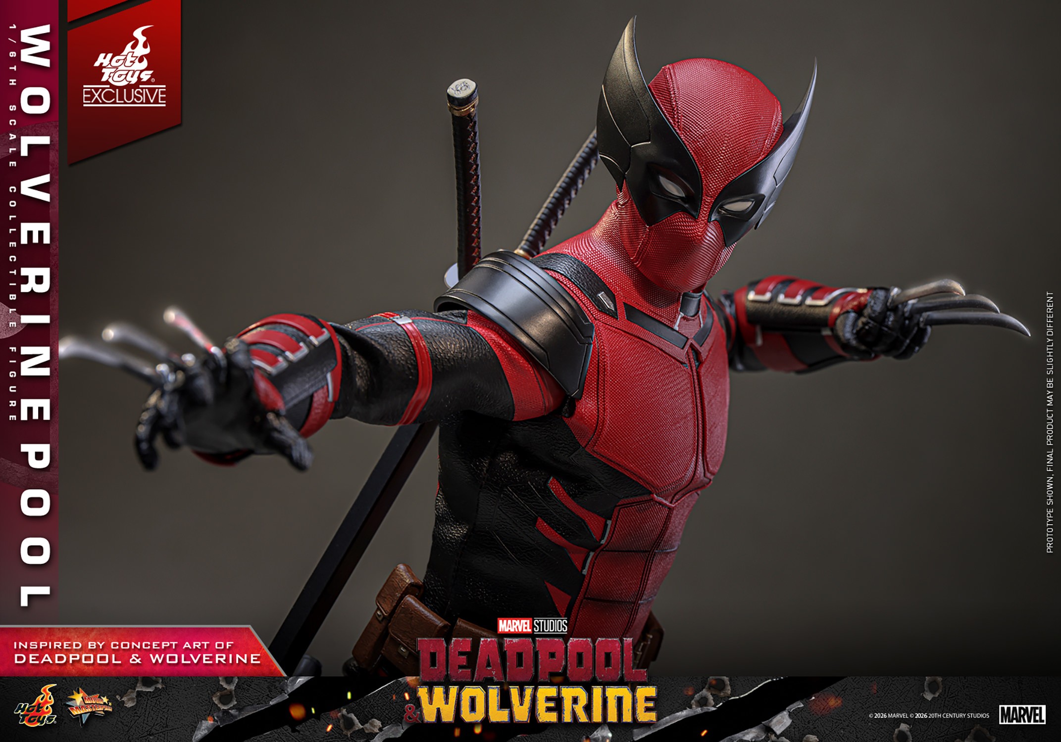 Marvel Wolverinepool Sixth Scale Figure  (Prototype Shown) View 8