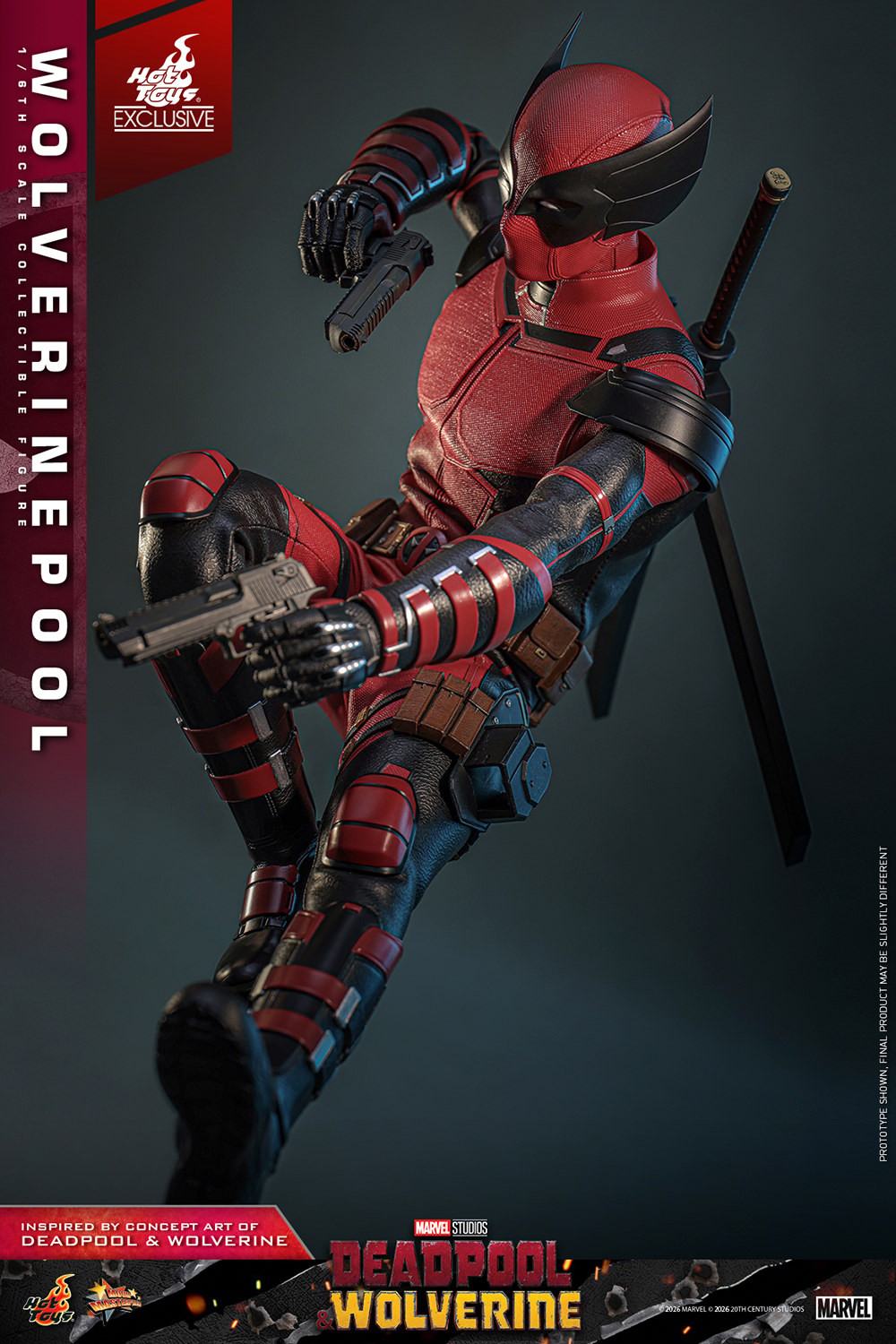 Marvel Wolverinepool Sixth Scale Figure  (Prototype Shown) View 10