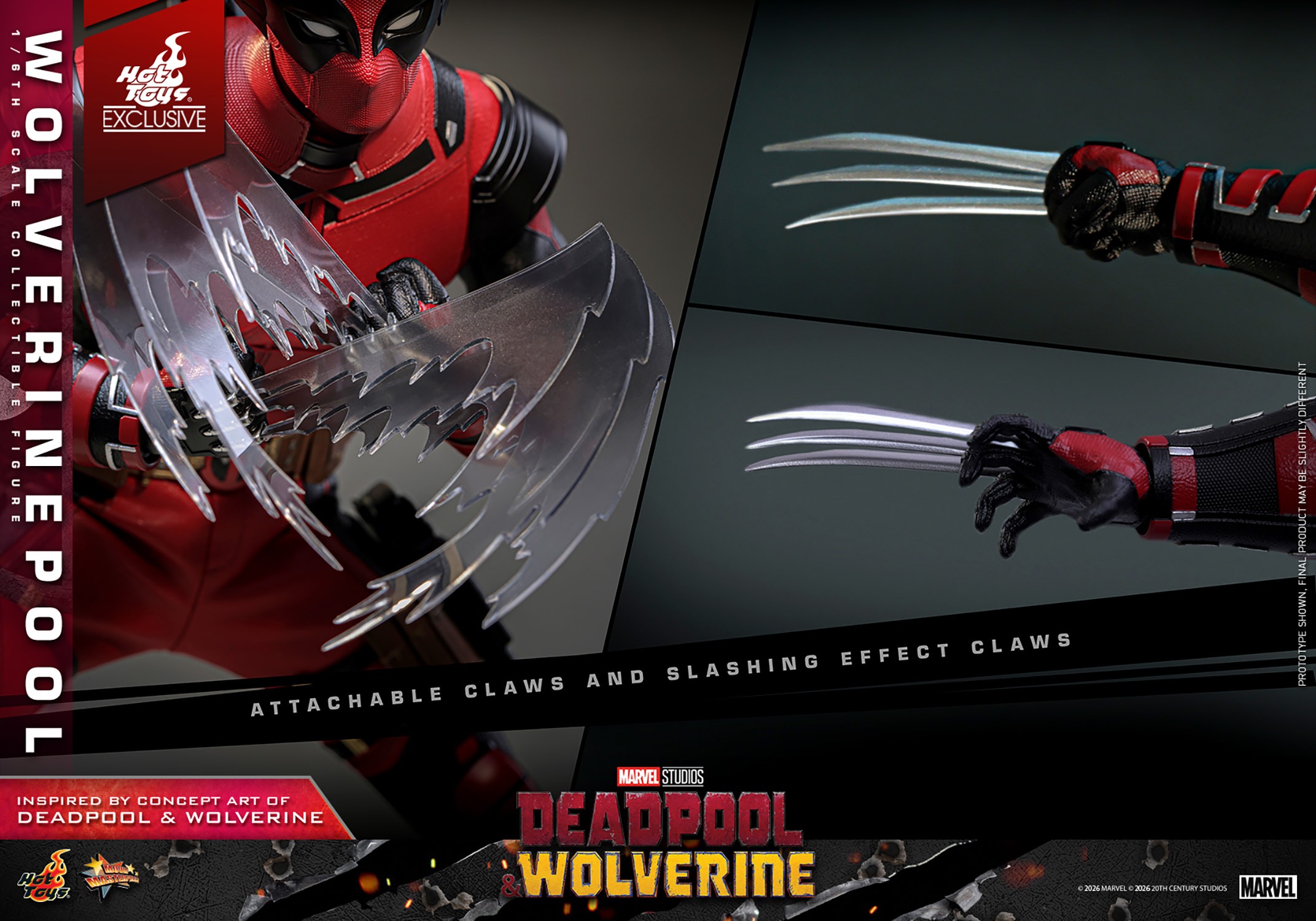 Marvel Wolverinepool Sixth Scale Figure  (Prototype Shown) View 19