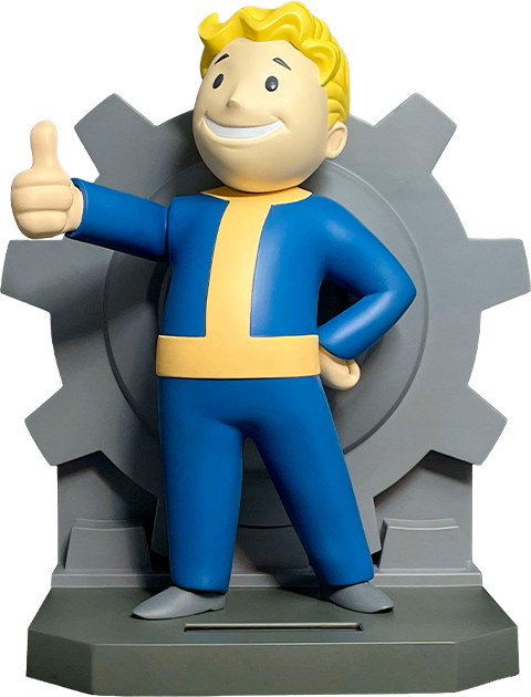 Fallout Vault Boy Waver Statues  (Prototype Shown) View 8