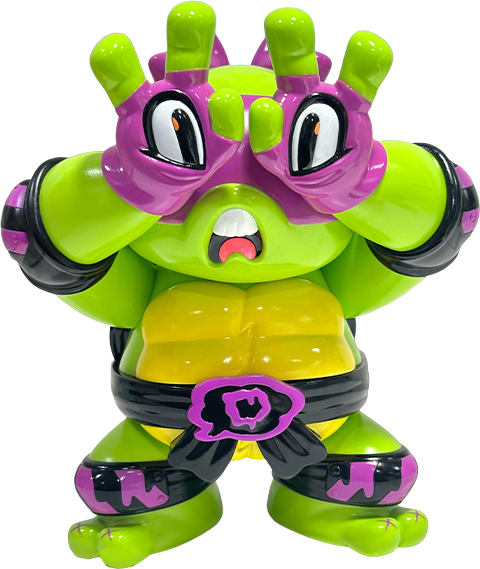 Donatello TMNT x Grape Brain Vinyl Collectible by BigBoysToys