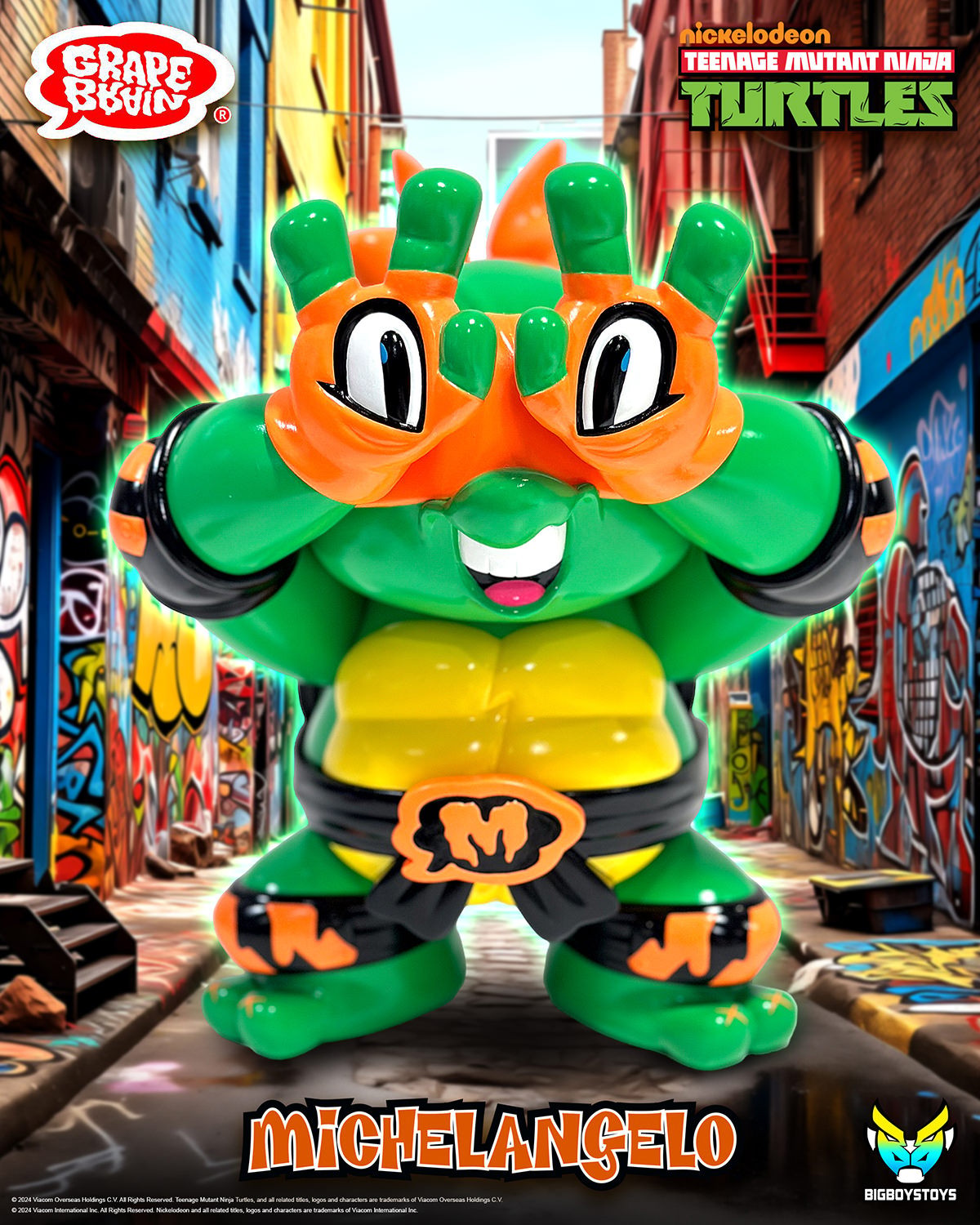 Teenage Mutant Ninja Turtles Michelangelo Vinyl Collectible  (Prototype Shown) View 7