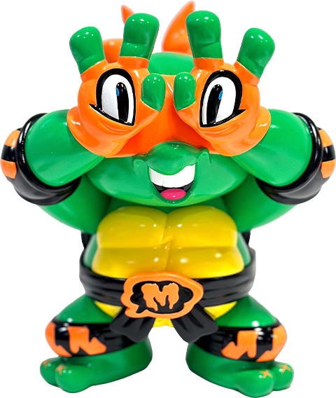 Donatello TMNT x Grape Brain Vinyl Collectible by BigBoysToys