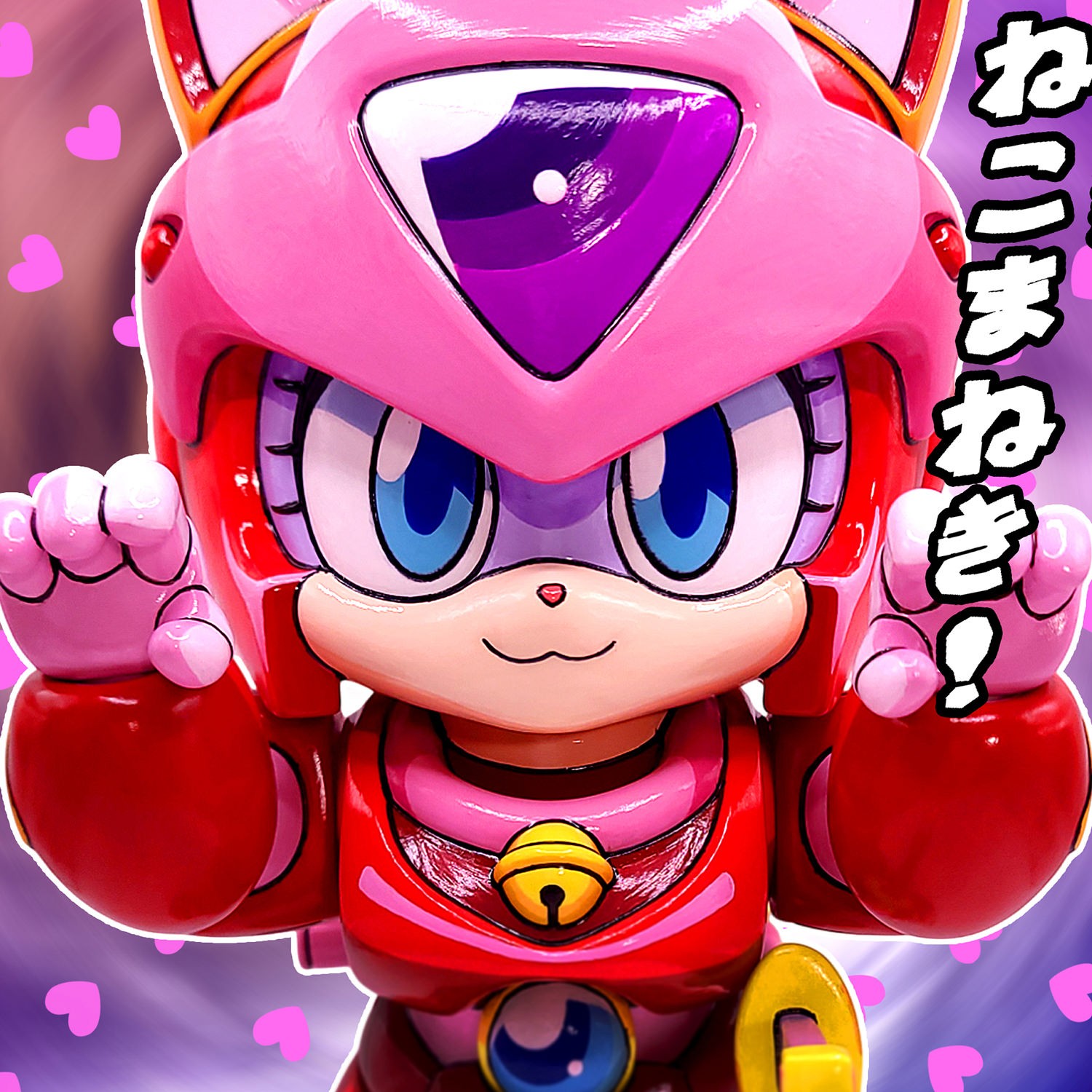 Samurai Pizza Cats Pururun (2nd Color Special Edition) Vinyl Collectible  (Prototype Shown) View 5