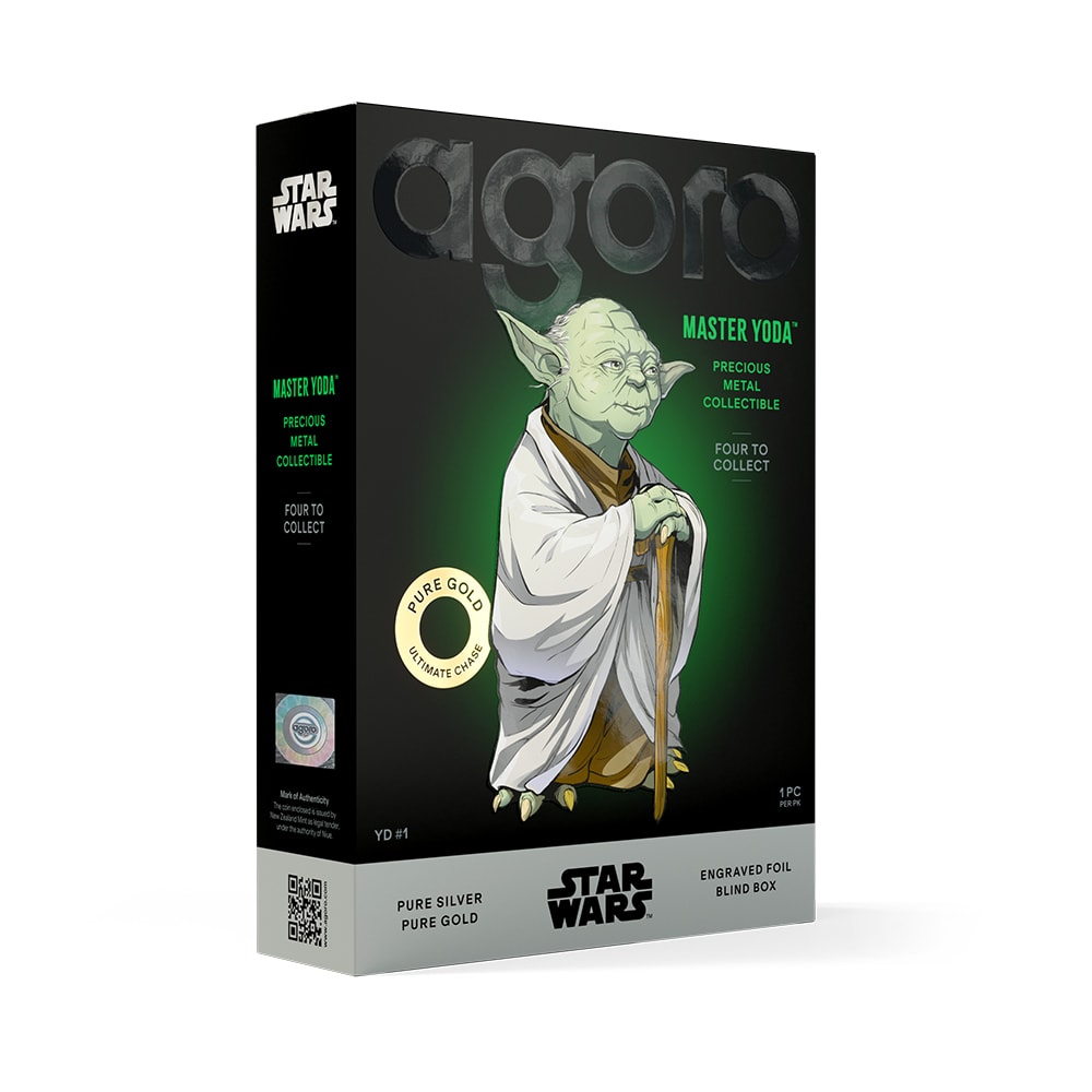 Star Wars Master Yoda™ Blind Box Silver Collectible  View 7