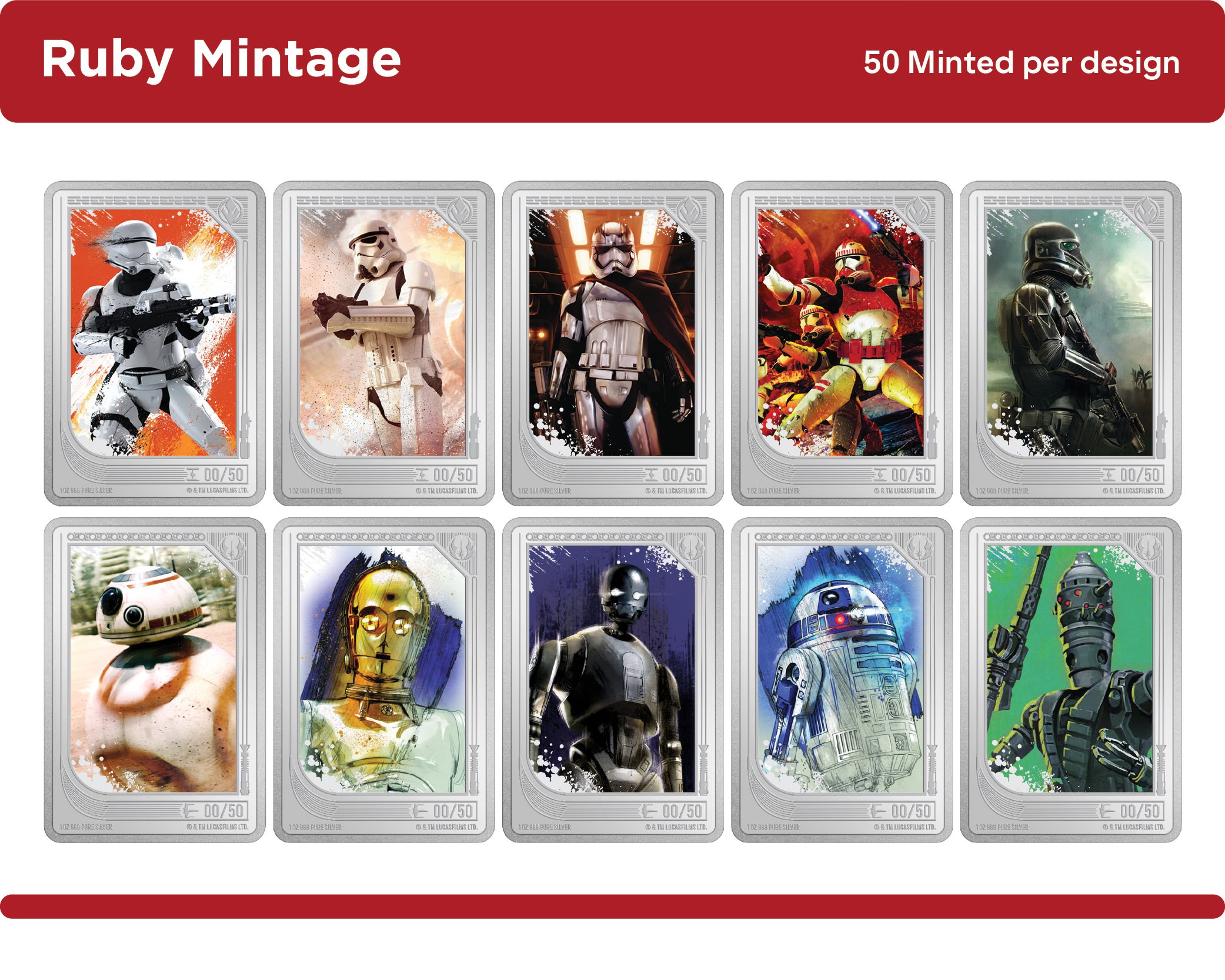 Star Wars Trading Coins – Star Wars™ 2026 Silver Collectible  (Prototype Shown) View 13