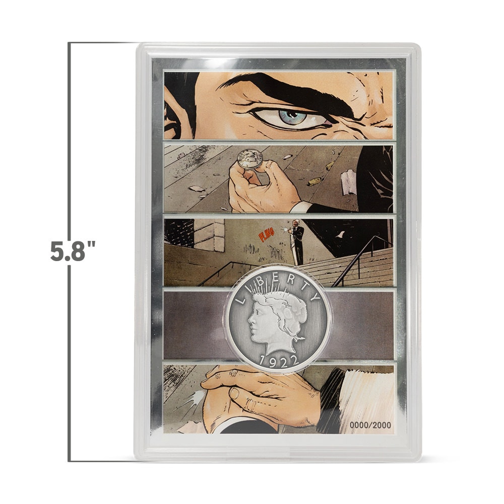 DC Comics Two-Face's Coin - Collectible Set Silver Collectible  (Prototype Shown) View 2