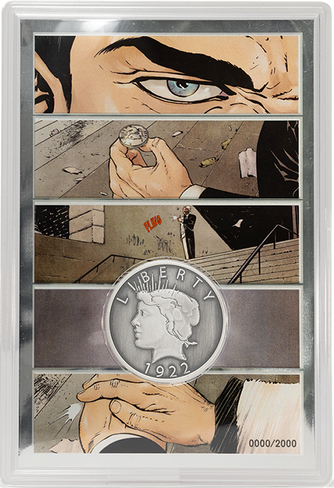 DC Comics Two-Face's Coin - Collectible Set Silver Collectible  (Prototype Shown) View 7