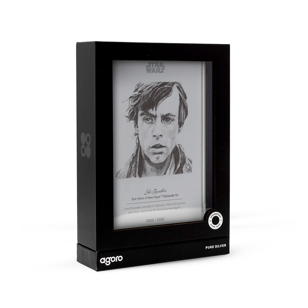 Star Wars Luke Skywalker™ Silver Collectible  (Prototype Shown) View 5