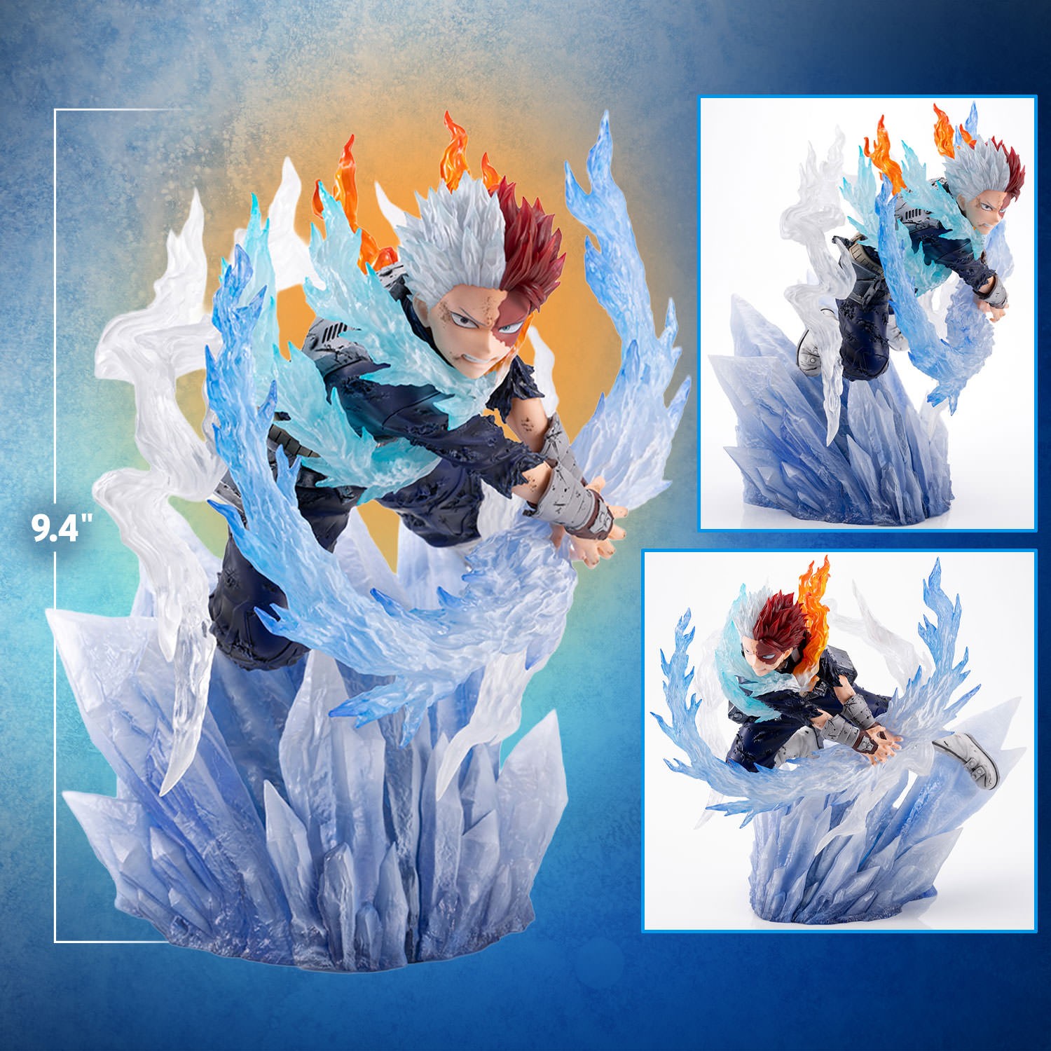 My Hero Academia Shoto Todoroki (Coldflame's Pale Blade Version) Collectible Figure  (Prototype Shown) View 2
