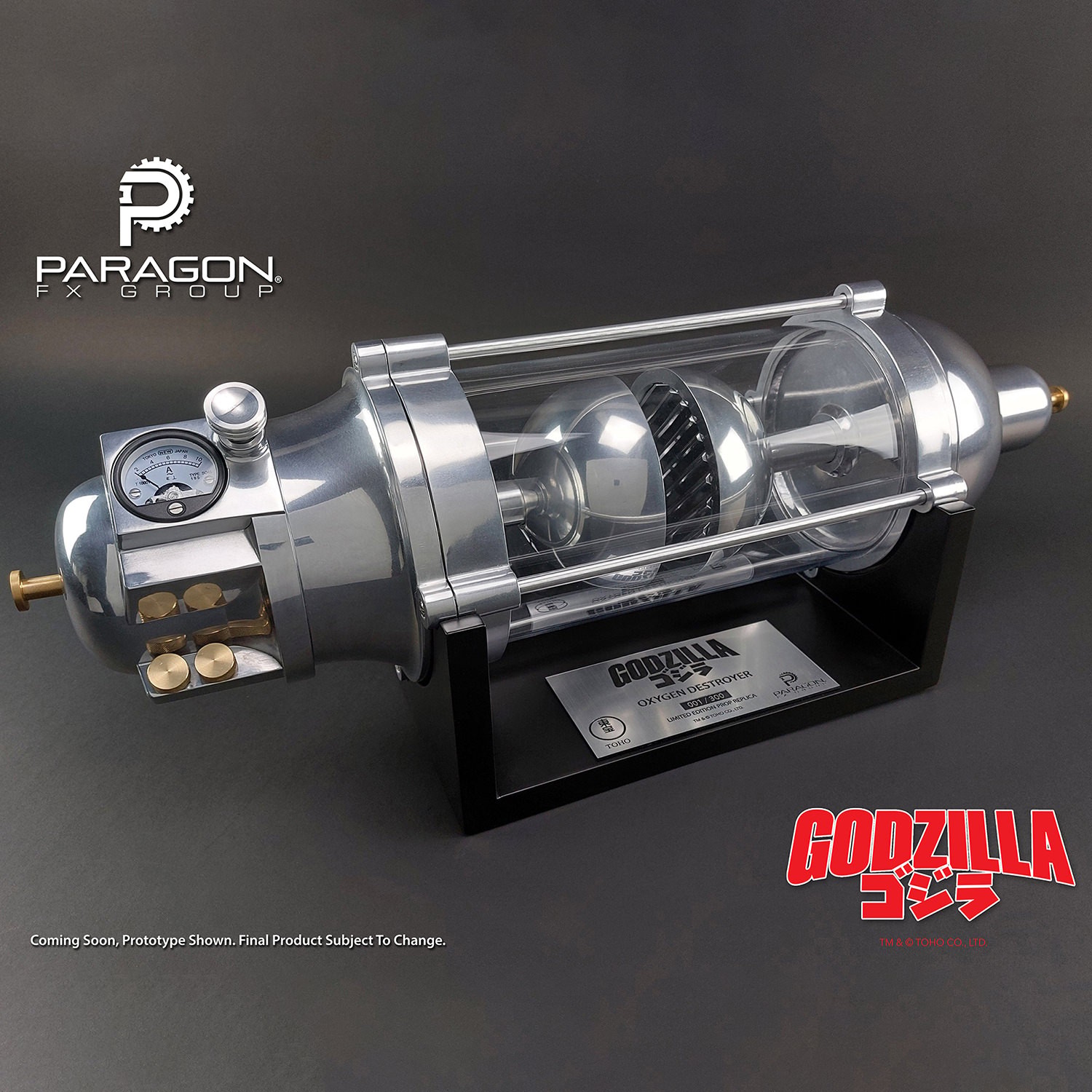 Godzilla Oxygen Destroyer Prop Replica  (Prototype Shown) View 1