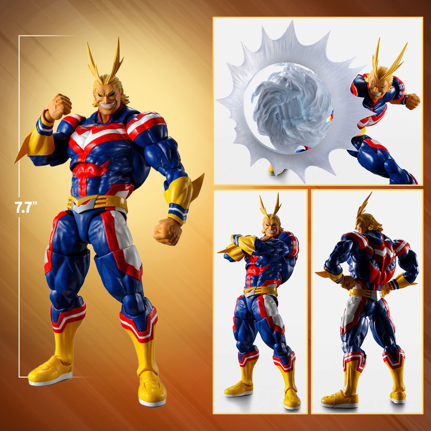 My Hero Academia All Might Action Figure  (Prototype Shown) View 2