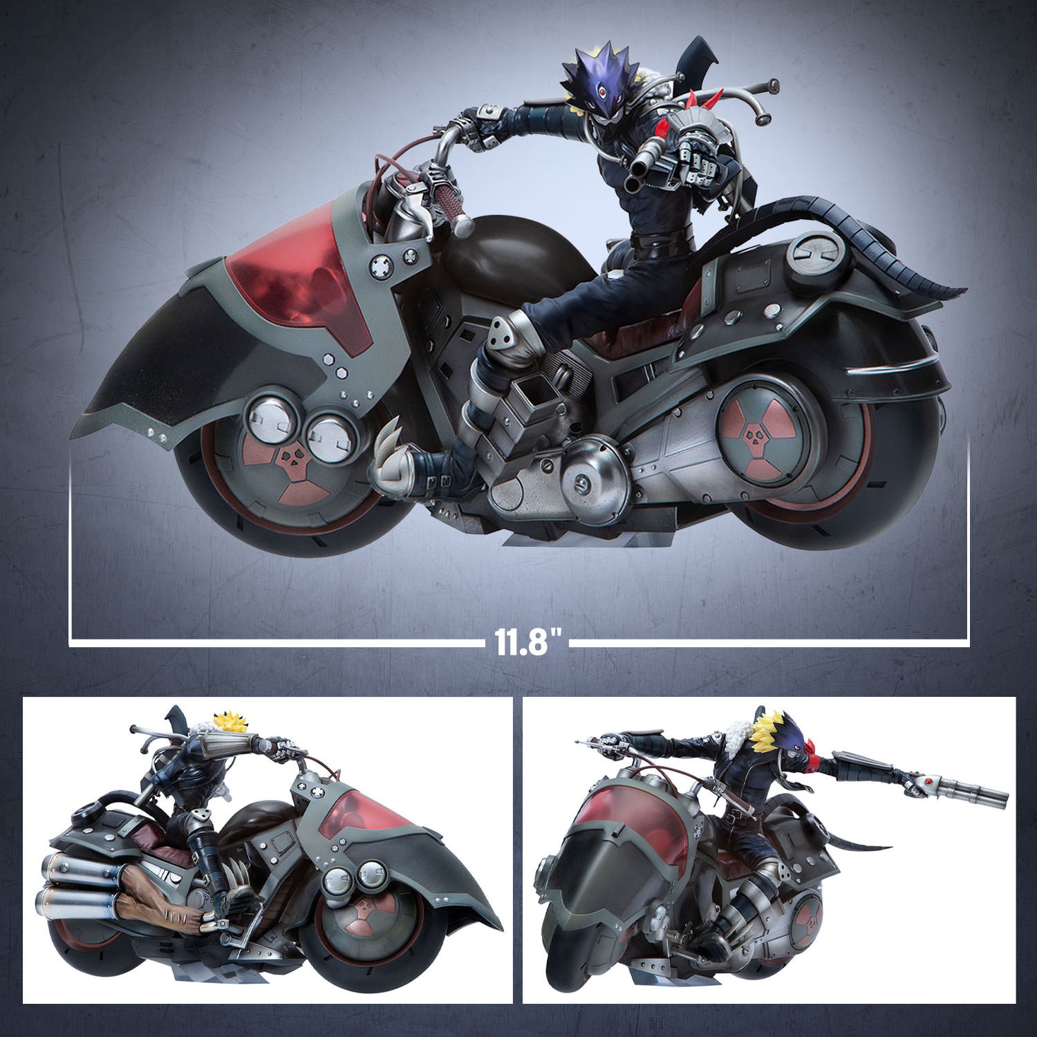 Digimon Beelzebumon & Behemoth (25th Anniversary) Collectible Figure  (Prototype Shown) View 2