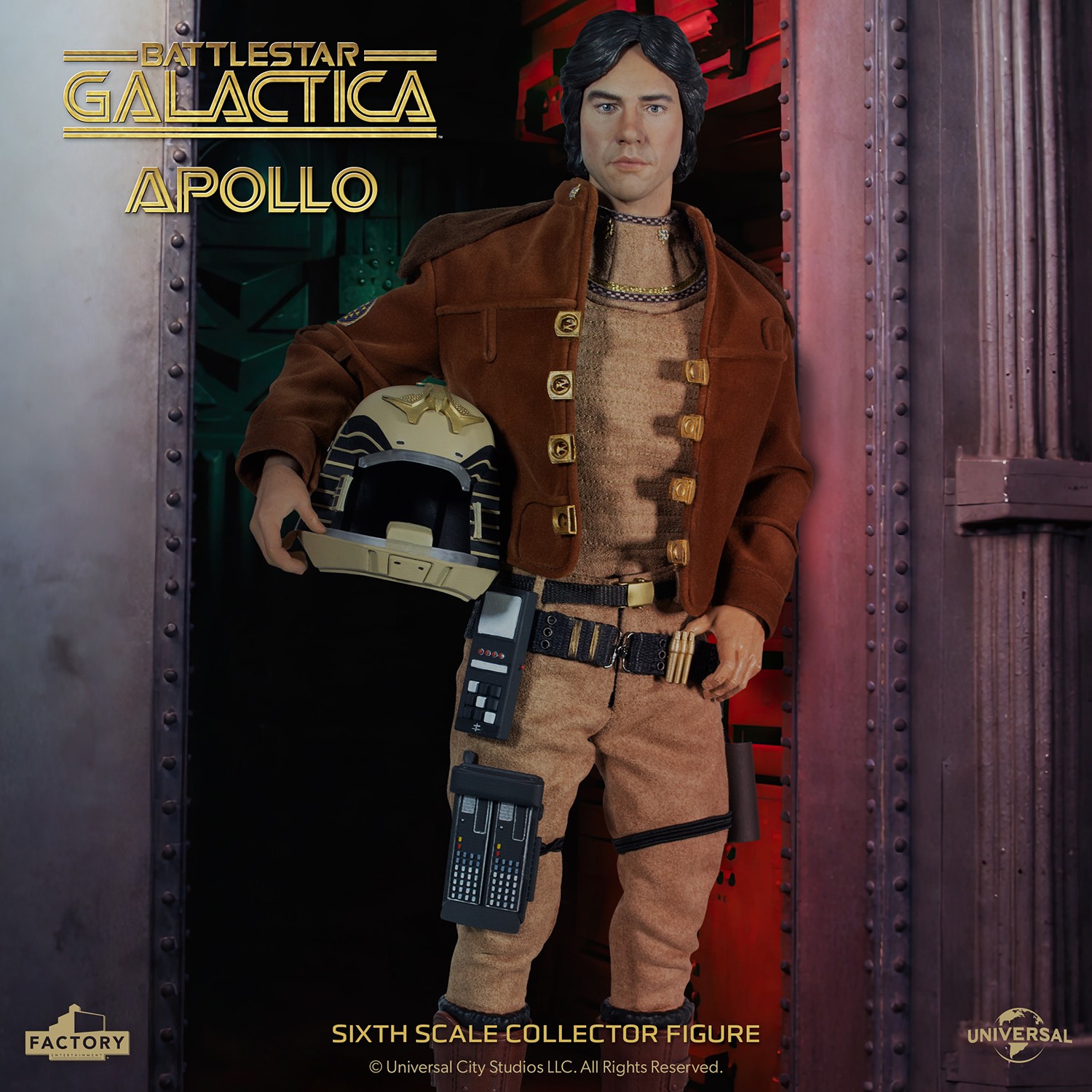 Battlestar Galactica Captain Apollo Sixth Scale Figure  (Prototype Shown) View 1