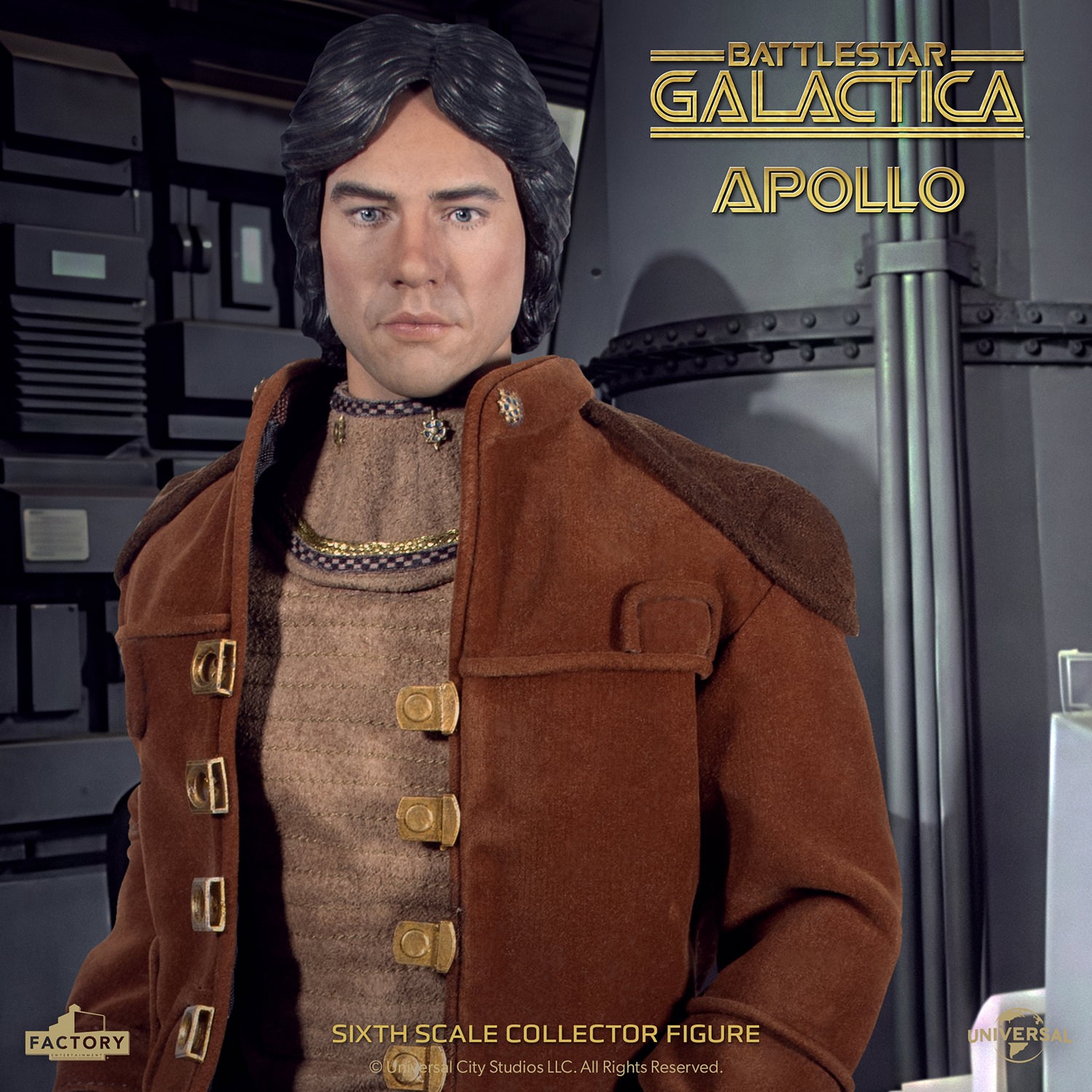 Battlestar Galactica Captain Apollo Sixth Scale Figure  (Prototype Shown) View 4