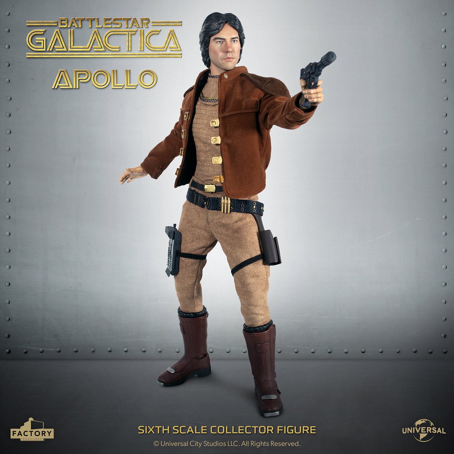 Battlestar Galactica Captain Apollo Sixth Scale Figure  (Prototype Shown) View 6