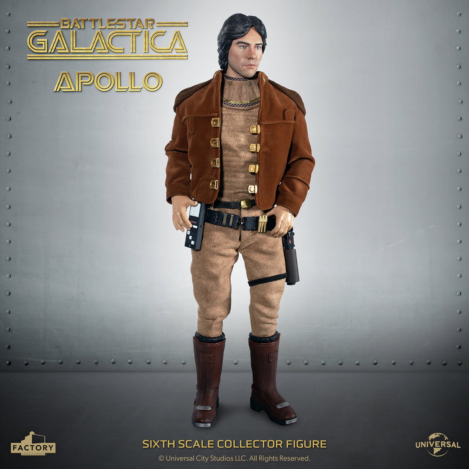 Battlestar Galactica Captain Apollo Sixth Scale Figure  (Prototype Shown) View 7
