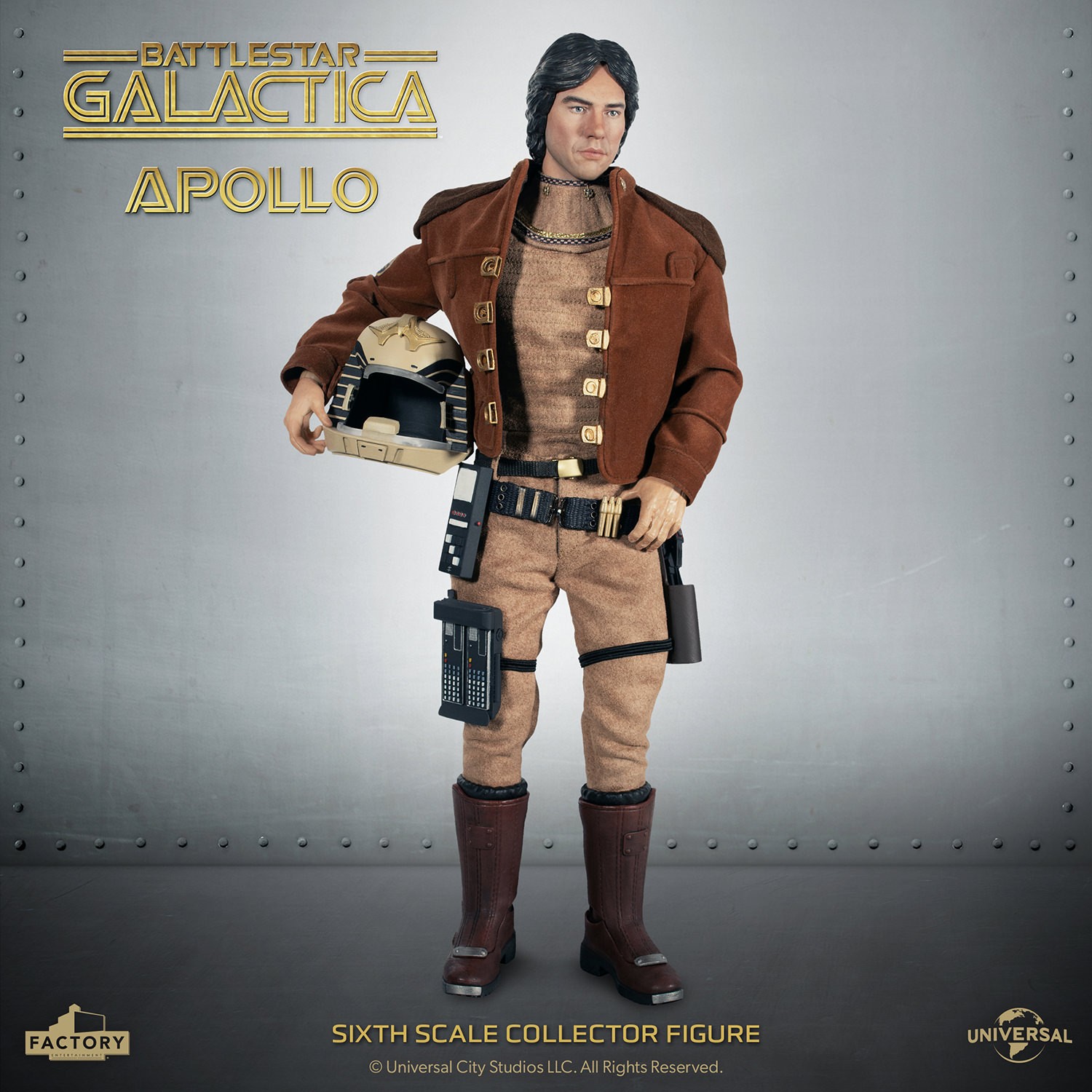 Battlestar Galactica Captain Apollo Sixth Scale Figure  (Prototype Shown) View 9