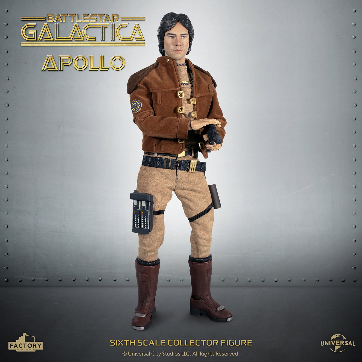 Battlestar Galactica Captain Apollo Sixth Scale Figure  (Prototype Shown) View 13