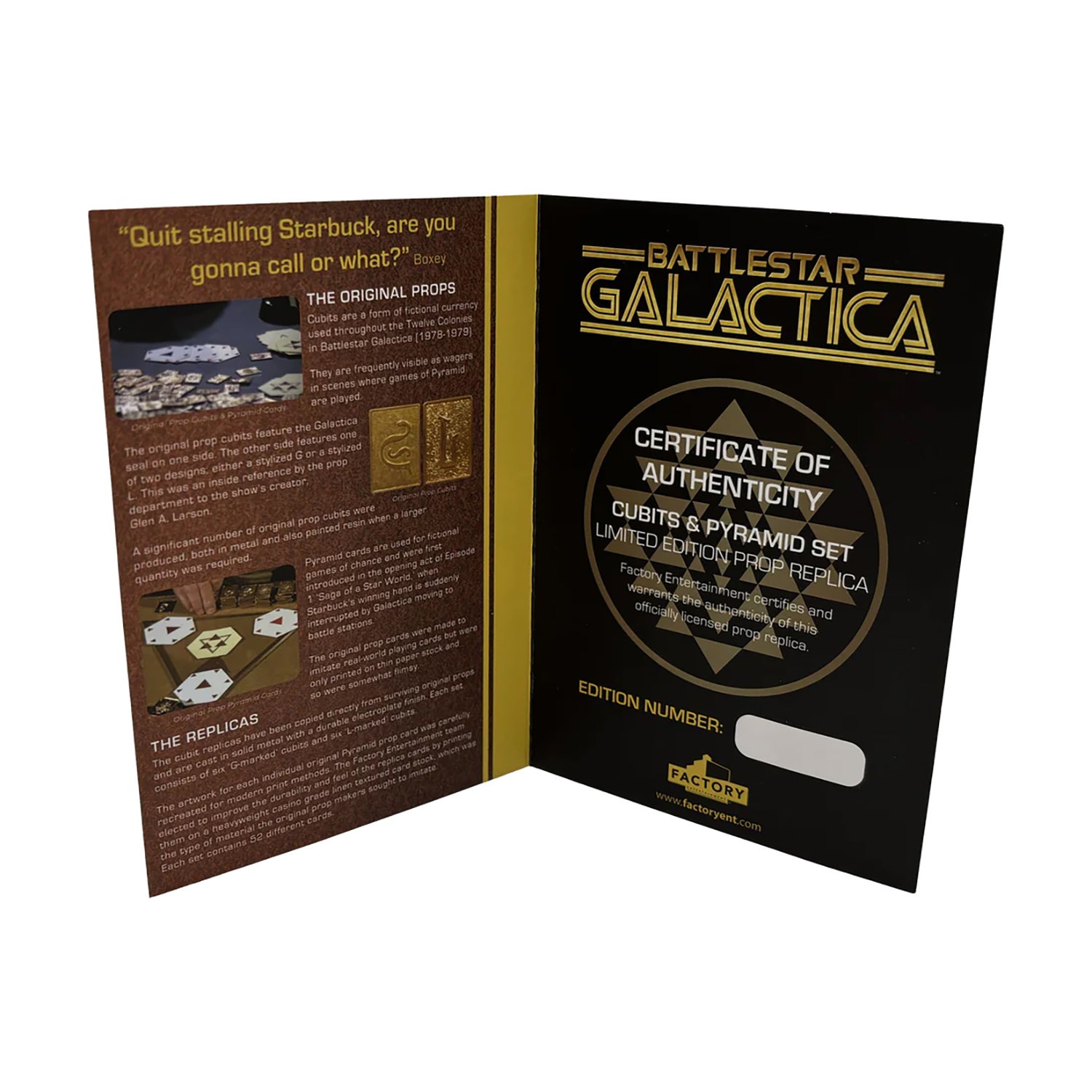 Battlestar Galactica Cubits & Pyramid Set Prop Replica  (Prototype Shown) View 15