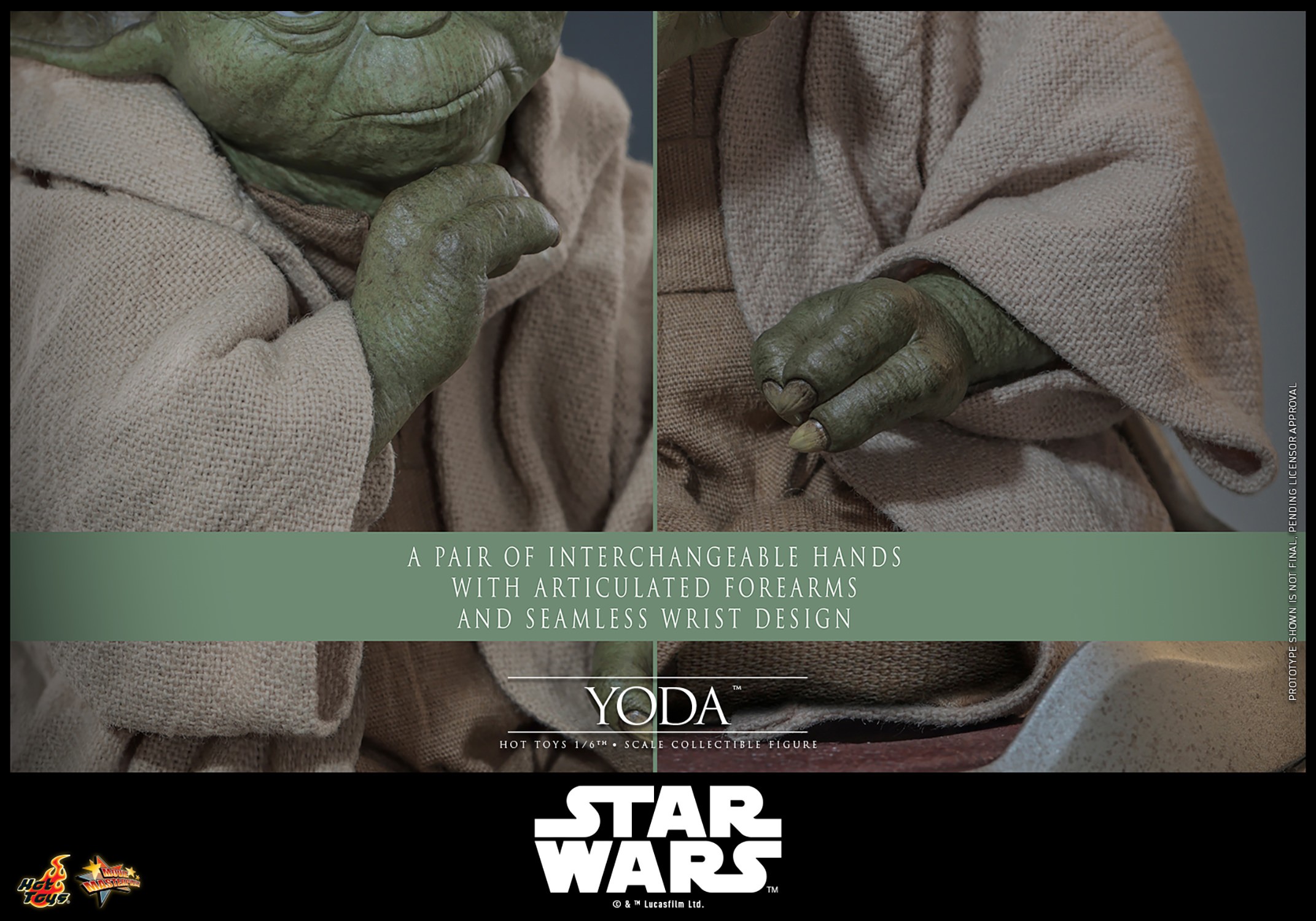 Star Wars Yoda Sixth Scale Figure  (Prototype Shown) View 22