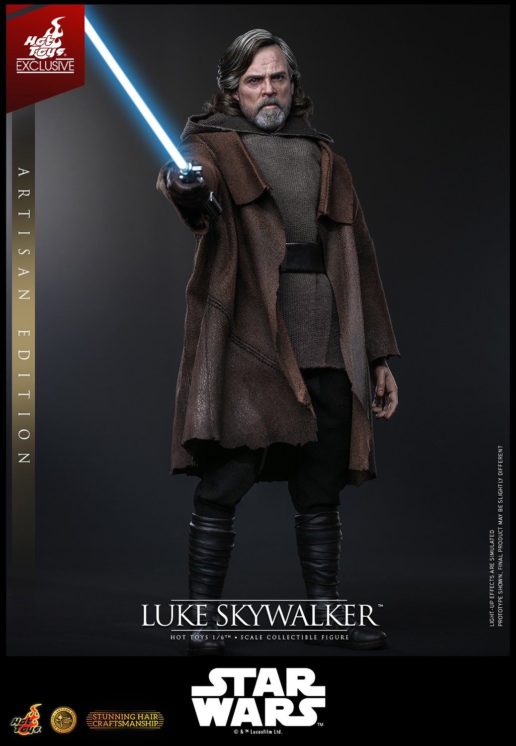Star Wars Luke Skywalker™ (Artisan Edition) Sixth Scale Figure  (Prototype Shown) View 4