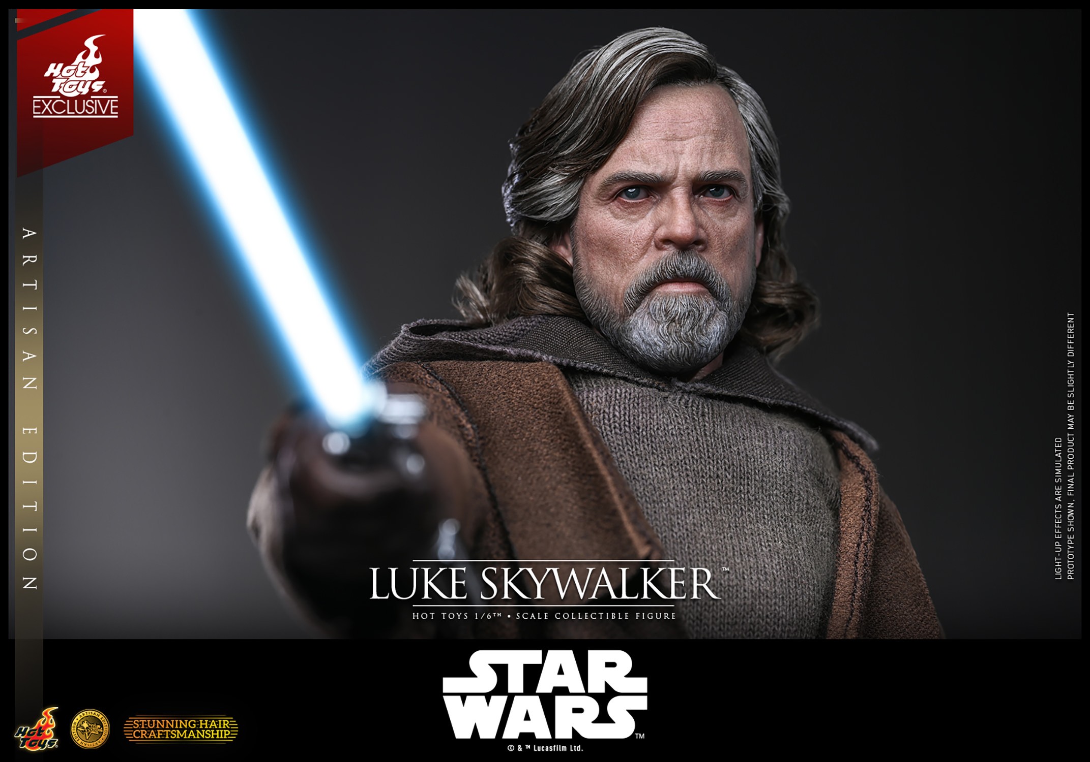 Star Wars Luke Skywalker™ (Artisan Edition) Sixth Scale Figure  (Prototype Shown) View 8