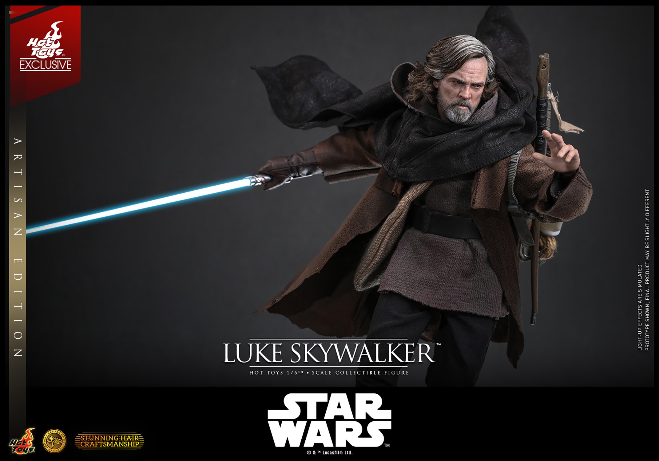 Star Wars Luke Skywalker™ (Artisan Edition) Sixth Scale Figure  (Prototype Shown) View 9