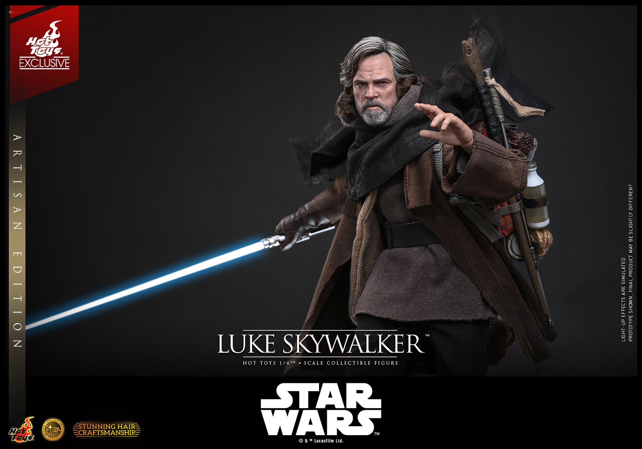 Star Wars Luke Skywalker™ (Artisan Edition) Sixth Scale Figure  (Prototype Shown) View 10