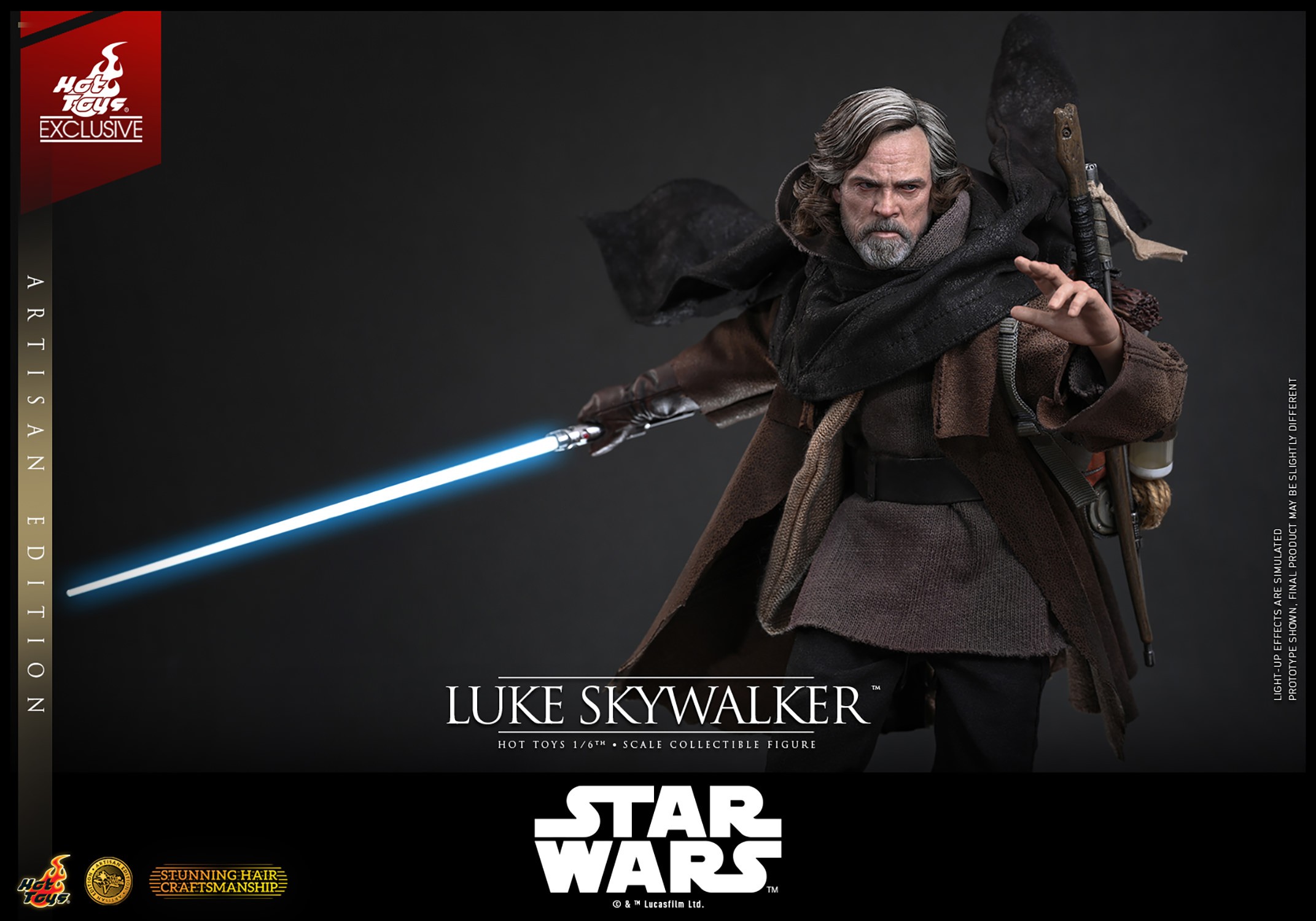 Star Wars Luke Skywalker™ (Artisan Edition) Sixth Scale Figure  (Prototype Shown) View 11