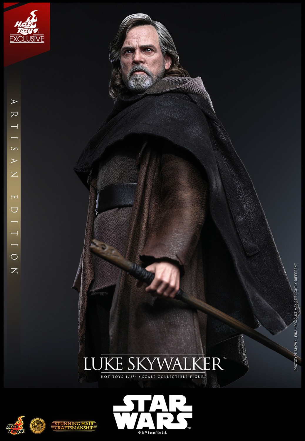 Star Wars Luke Skywalker™ (Artisan Edition) Sixth Scale Figure  (Prototype Shown) View 14