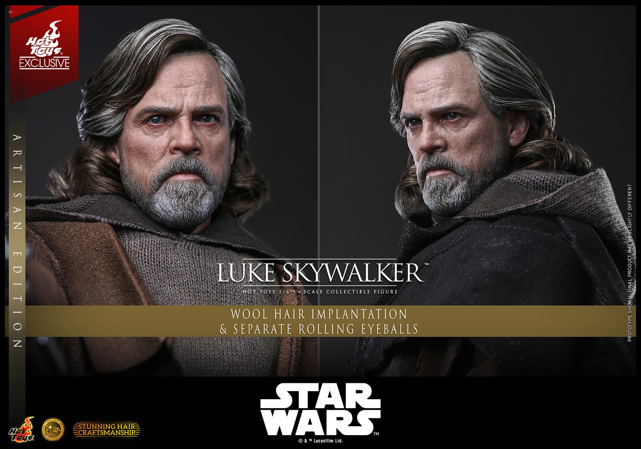 Star Wars Luke Skywalker™ (Artisan Edition) Sixth Scale Figure  (Prototype Shown) View 19