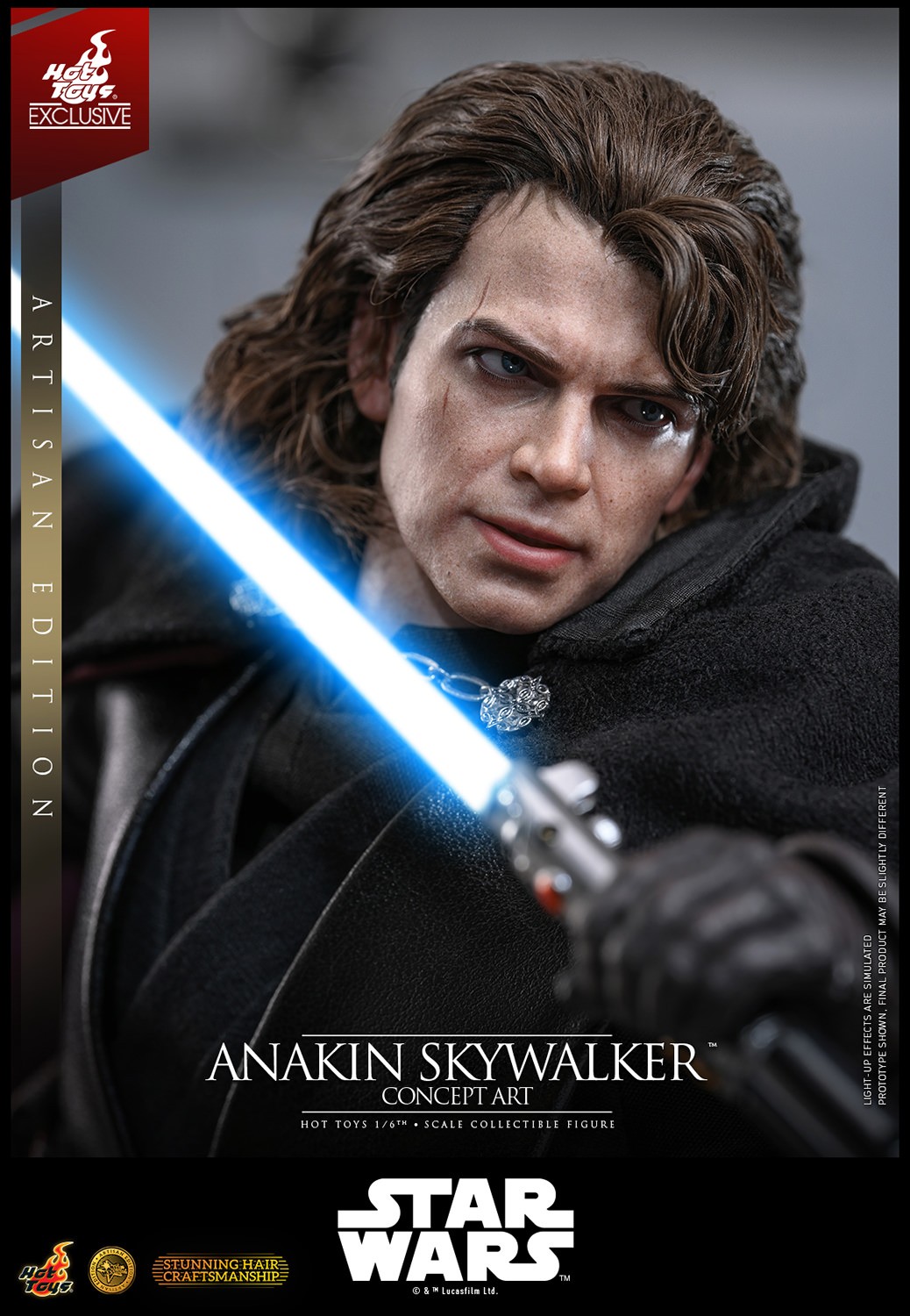 Star Wars Anakin Skywalker™ (Concept Art Version) (Artisan Edition) Sixth Scale Figure  (Prototype Shown) View 5