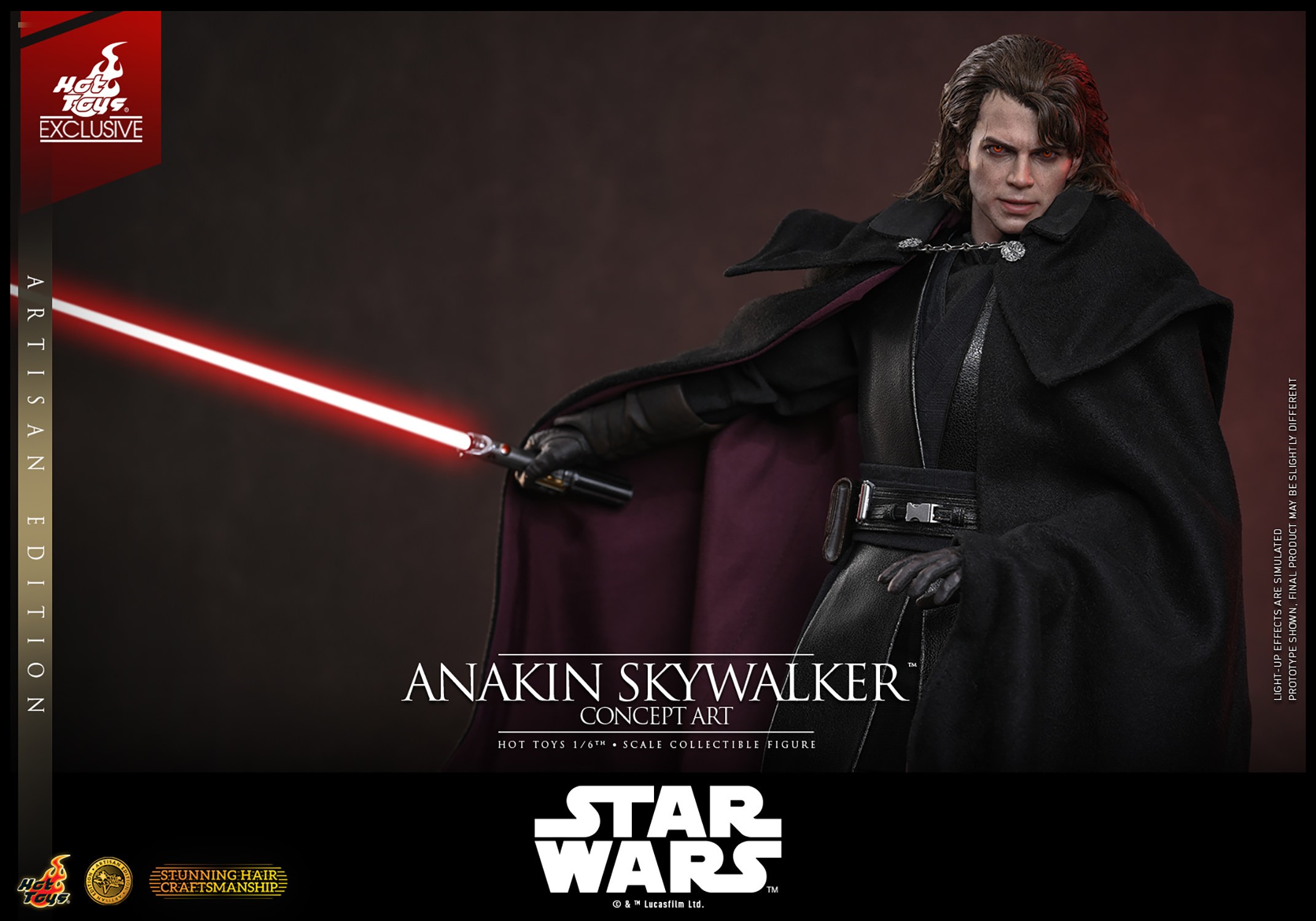 Star Wars Anakin Skywalker™ (Concept Art Version) (Artisan Edition) Sixth Scale Figure  (Prototype Shown) View 8