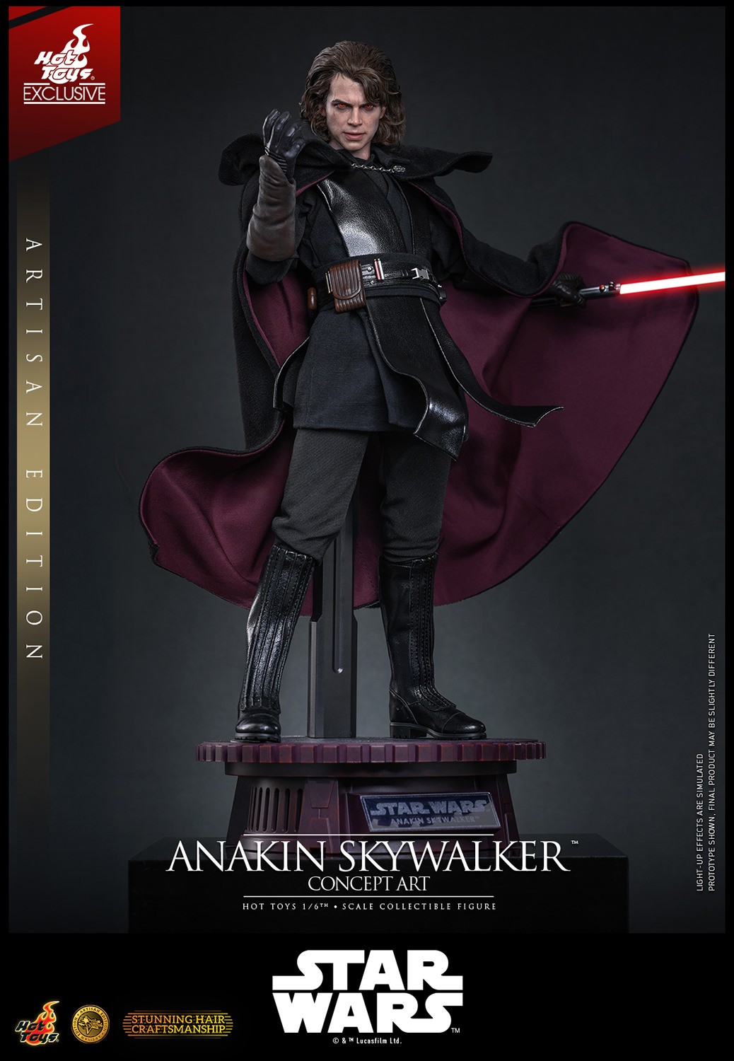 Star Wars Anakin Skywalker™ (Concept Art Version) (Artisan Edition) Sixth Scale Figure  (Prototype Shown) View 13