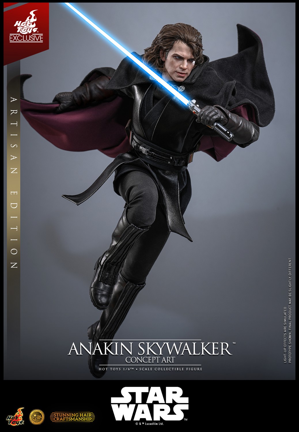 Star Wars Anakin Skywalker™ (Concept Art Version) (Artisan Edition) Sixth Scale Figure  (Prototype Shown) View 17
