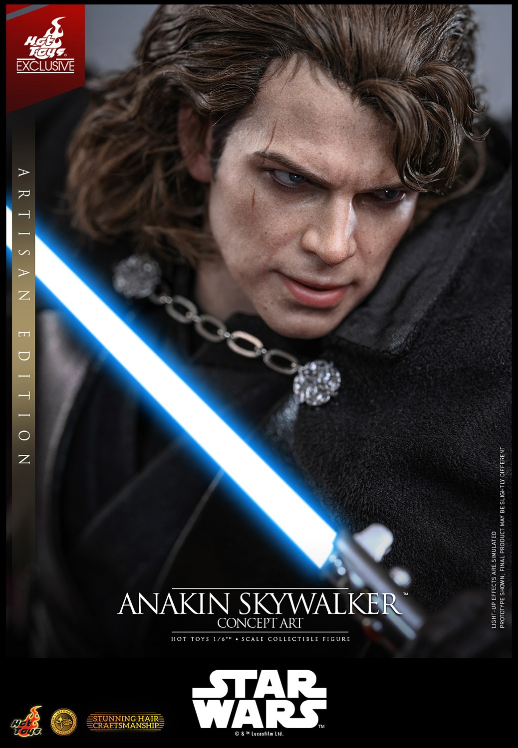 Star Wars Anakin Skywalker™ (Concept Art Version) (Artisan Edition) Sixth Scale Figure  (Prototype Shown) View 19