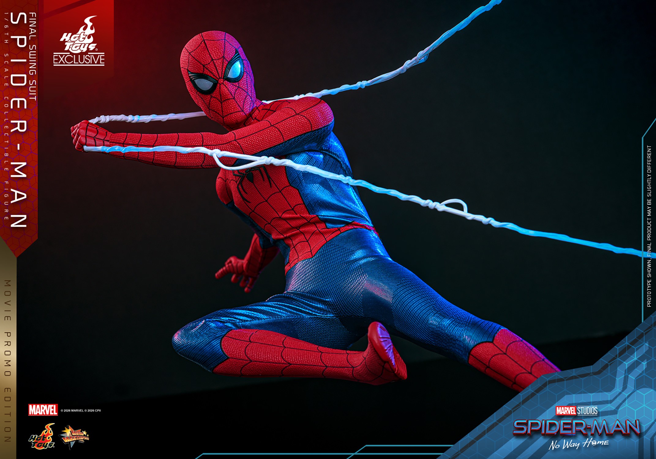 Marvel Spider-Man (Final Swing Suit) (Movie Promo Edition) Sixth Scale Figure  Exclusive Edition (Prototype Shown) View 7