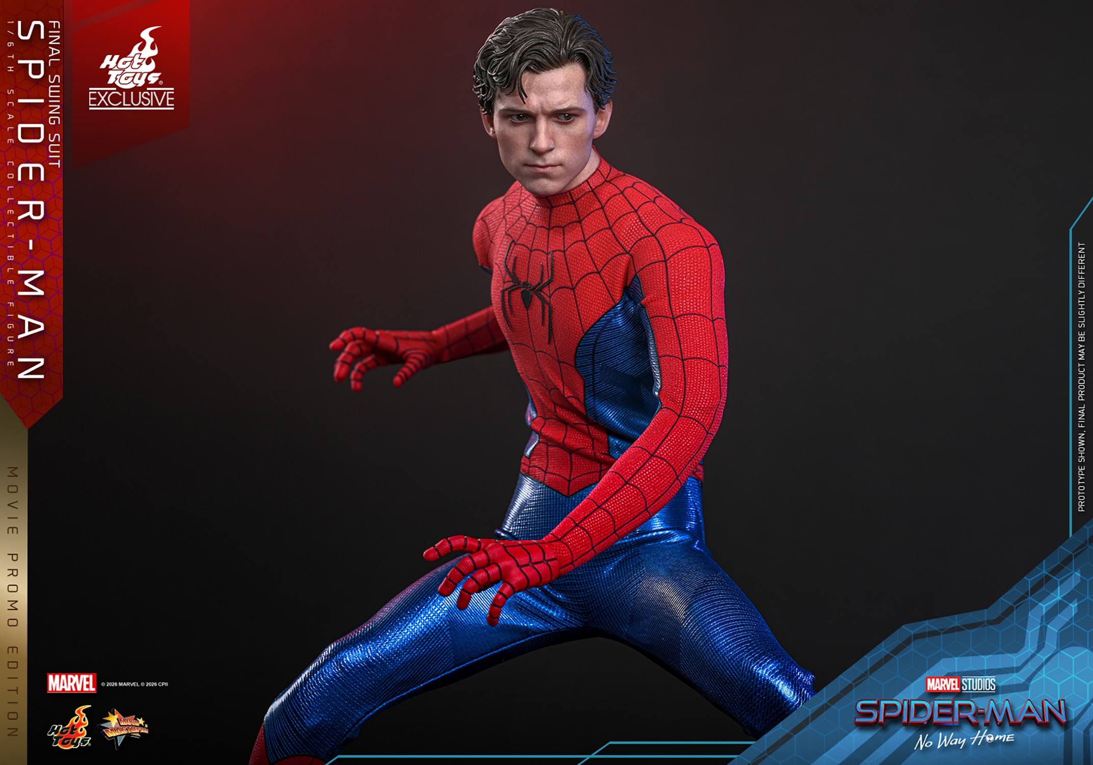 Marvel Spider-Man (Final Swing Suit) (Movie Promo Edition) Sixth Scale Figure  Exclusive Edition (Prototype Shown) View 8
