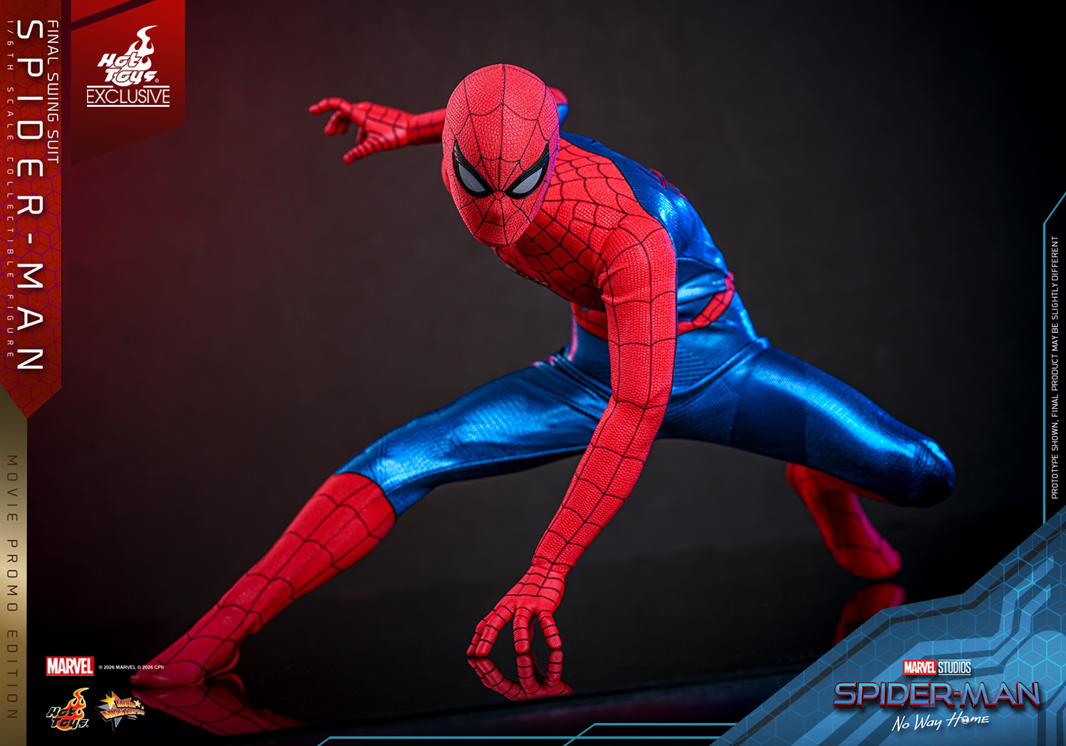 Marvel Spider-Man (Final Swing Suit) (Movie Promo Edition) Sixth Scale Figure  Exclusive Edition (Prototype Shown) View 10