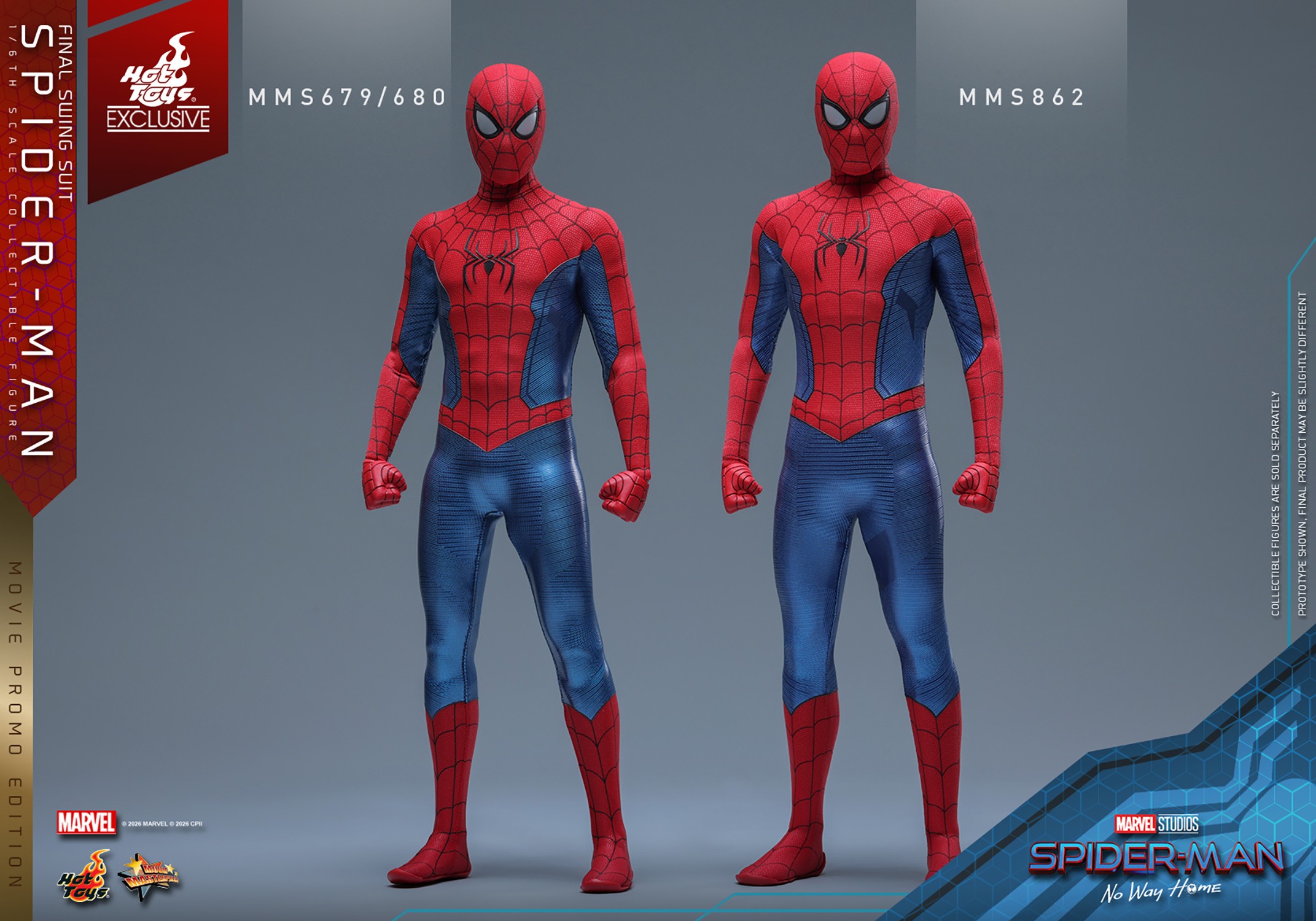 Marvel Spider-Man (Final Swing Suit) (Movie Promo Edition) Sixth Scale Figure  Exclusive Edition (Prototype Shown) View 17