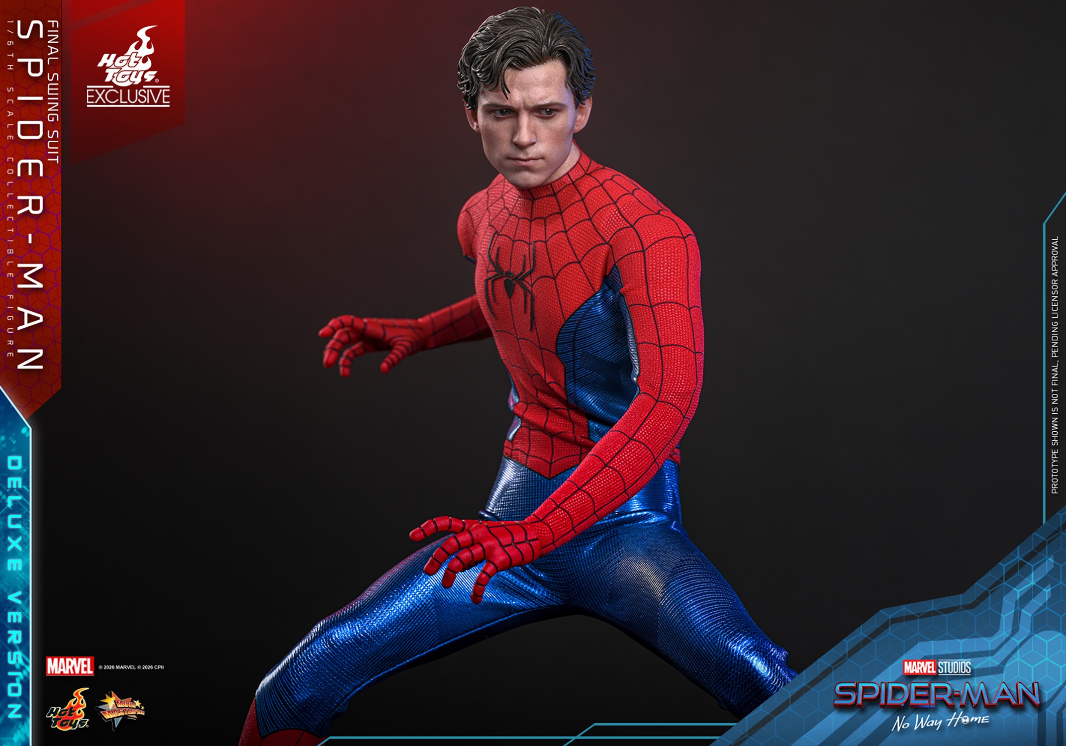 Marvel Spider-Man (Final Swing Suit) (Deluxe Version) Sixth Scale Figure  Exclusive Edition (Prototype Shown) View 9