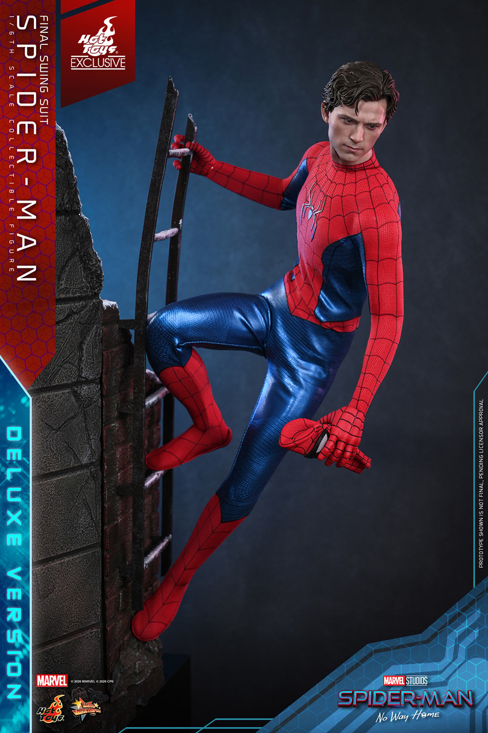 Marvel Spider-Man (Final Swing Suit) (Deluxe Version) Sixth Scale Figure  Exclusive Edition (Prototype Shown) View 13