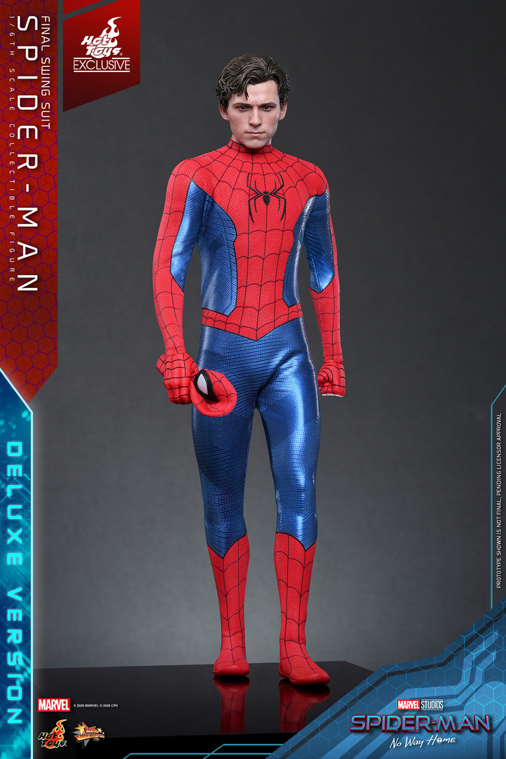 Marvel Spider-Man (Final Swing Suit) (Deluxe Version) Sixth Scale Figure  Exclusive Edition (Prototype Shown) View 14