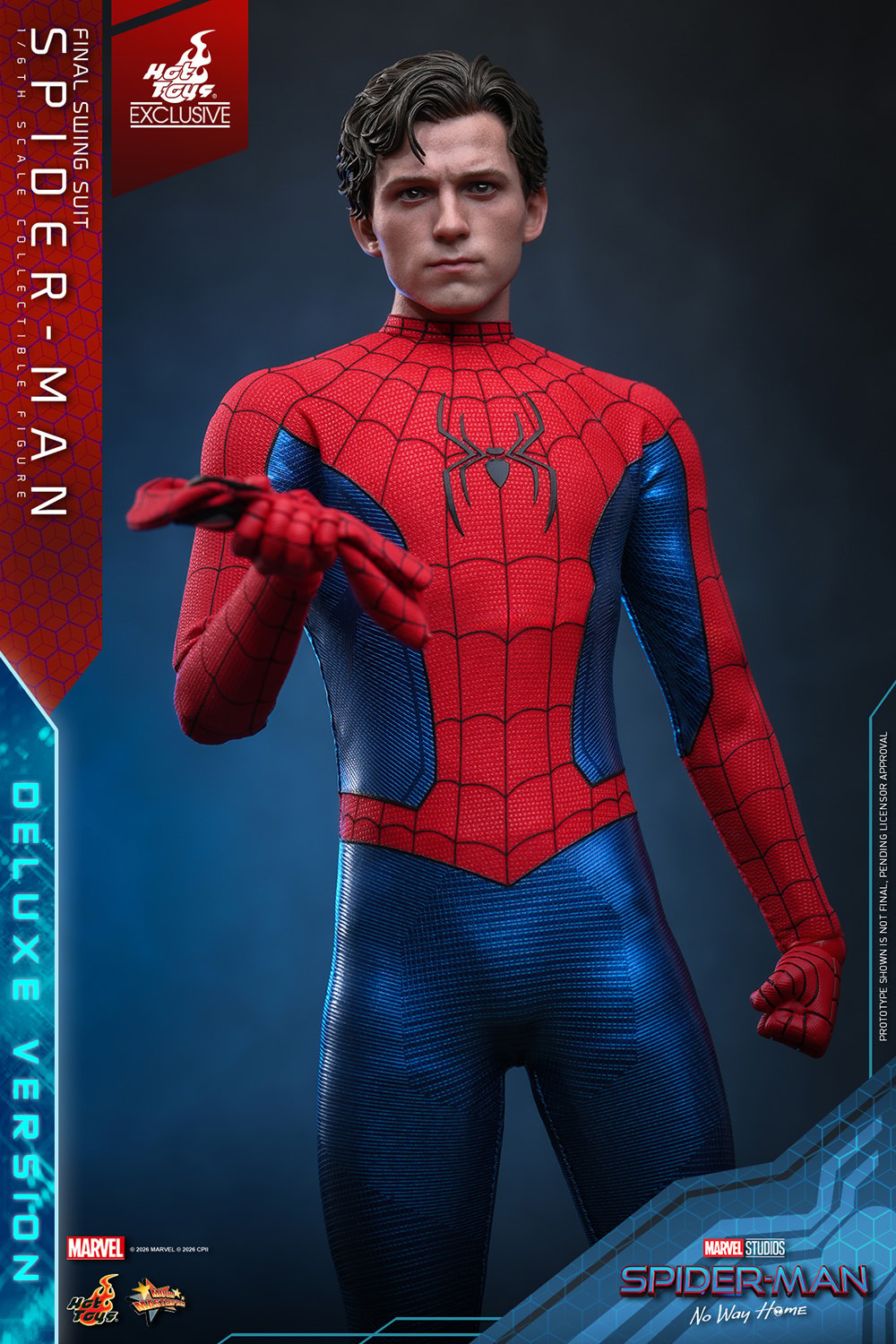 Marvel Spider-Man (Final Swing Suit) (Deluxe Version) Sixth Scale Figure  Exclusive Edition (Prototype Shown) View 15