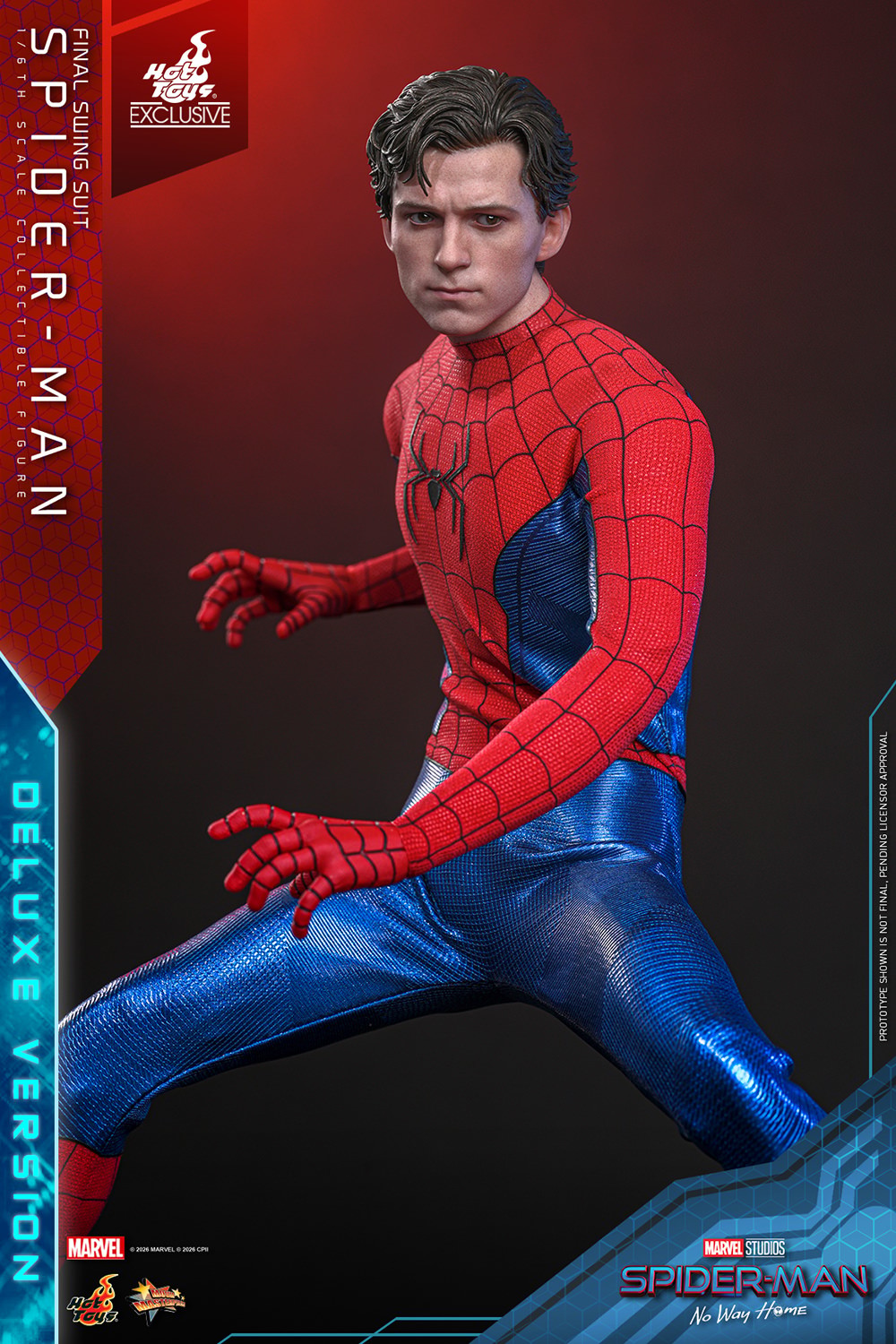 Marvel Spider-Man (Final Swing Suit) (Deluxe Version) Sixth Scale Figure  Exclusive Edition (Prototype Shown) View 16
