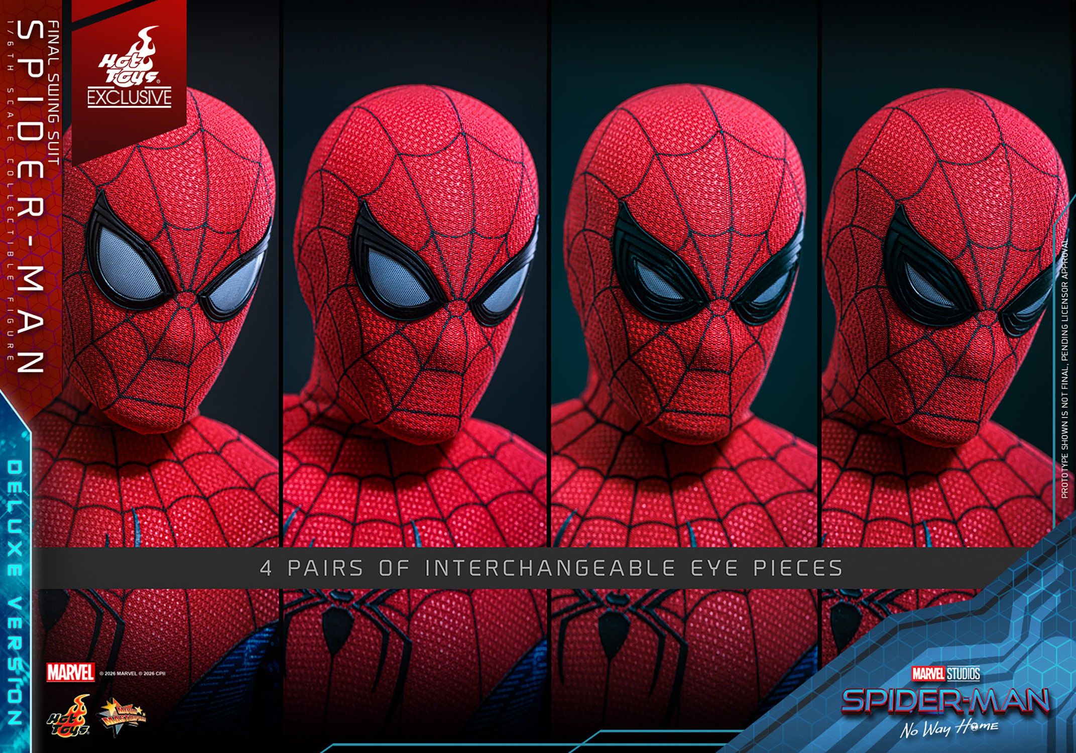 Marvel Spider-Man (Final Swing Suit) (Deluxe Version) Sixth Scale Figure  Exclusive Edition (Prototype Shown) View 18